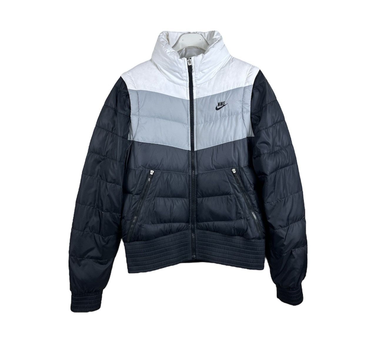 image of Nike Vintage 2 In 1 Down Jacket+Vest Puffer Transformed Y2K in White/Black/Grey, Men's (Size Small)