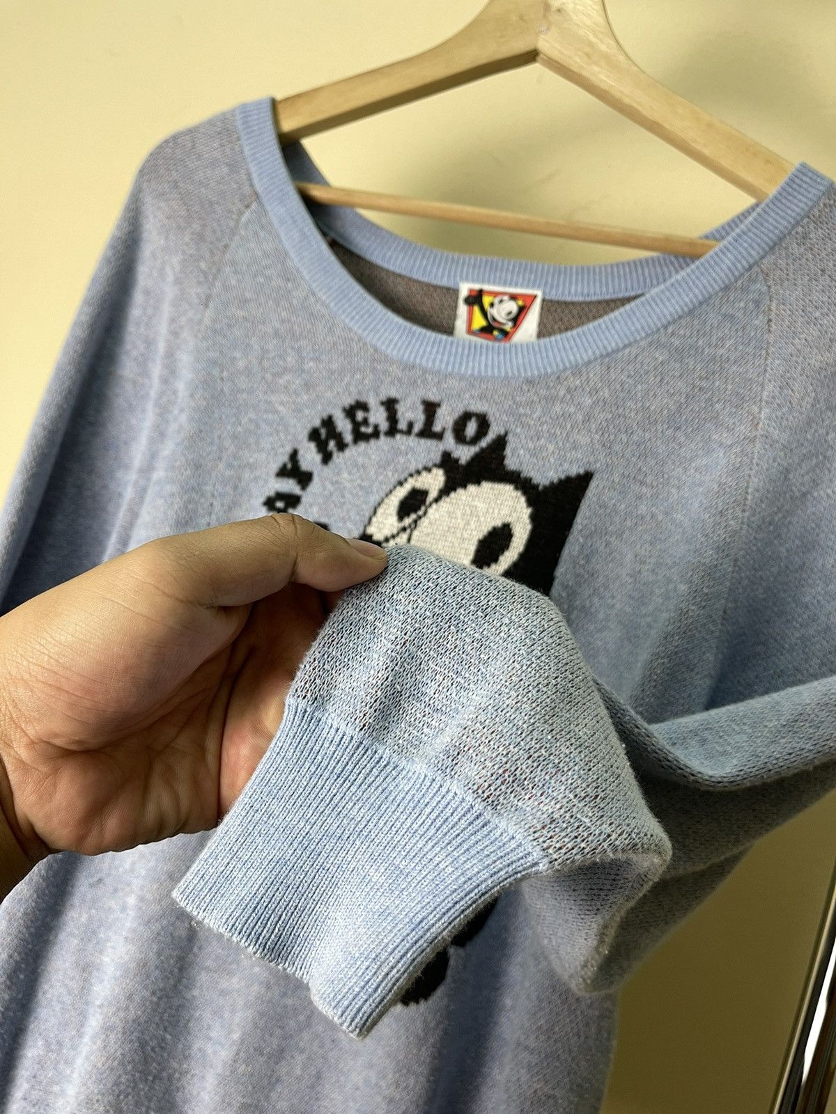 Other Y2K Rodeo Crowns Felix The Cat Sweater Size L / US 10 / IT 46 - 5 Thumbnail