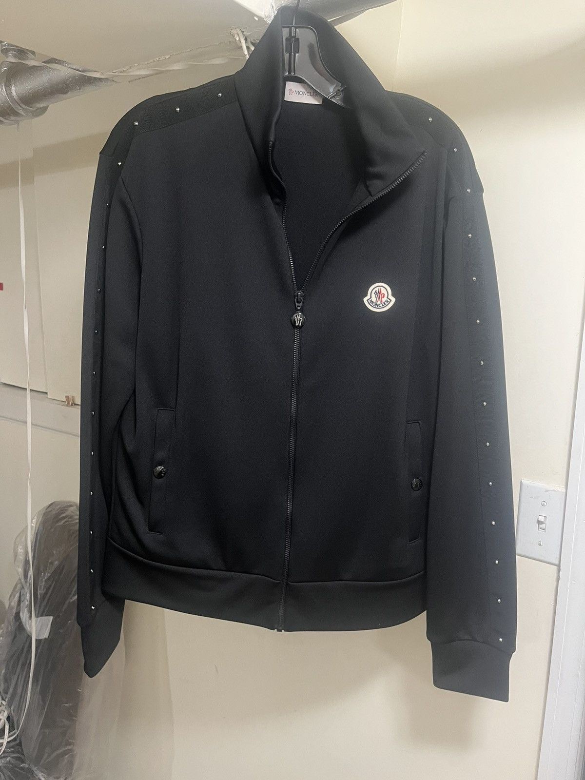 Moncler Moncler Zip Up Cardigan / Studded Track Jacket Sz S Size US S / EU 44-46 / 1 - 1 Thumbnail