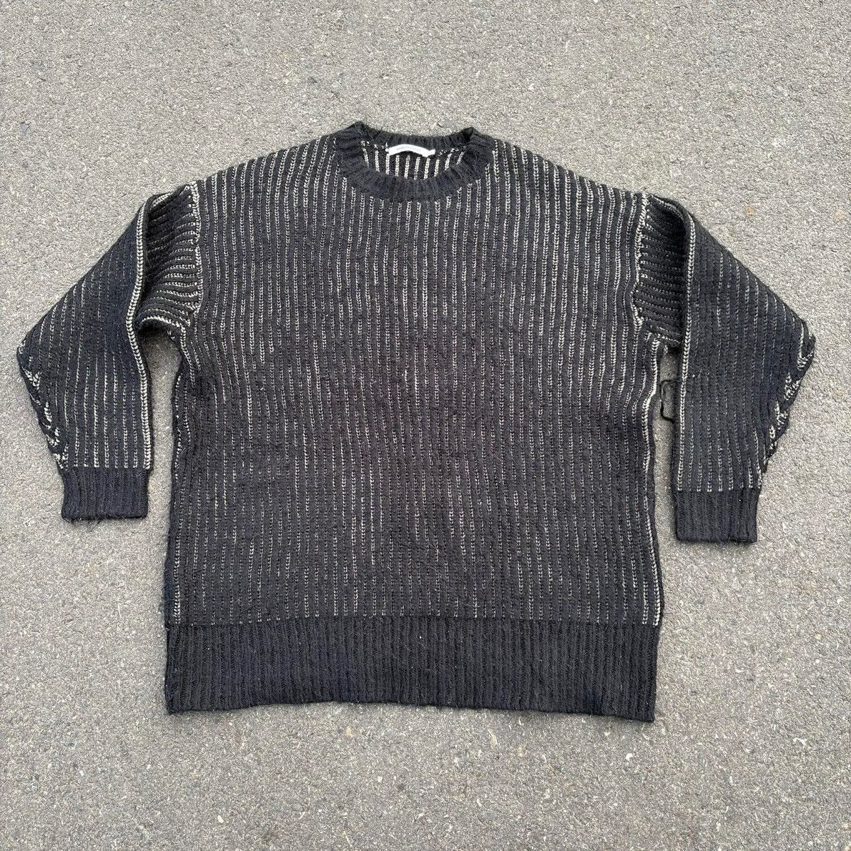 Japanese Brand AMERICAN HOLIC Textured Knit Sweater Minimal Japanese Brand Size US XL / EU 56 / 4 - 1 Thumbnail