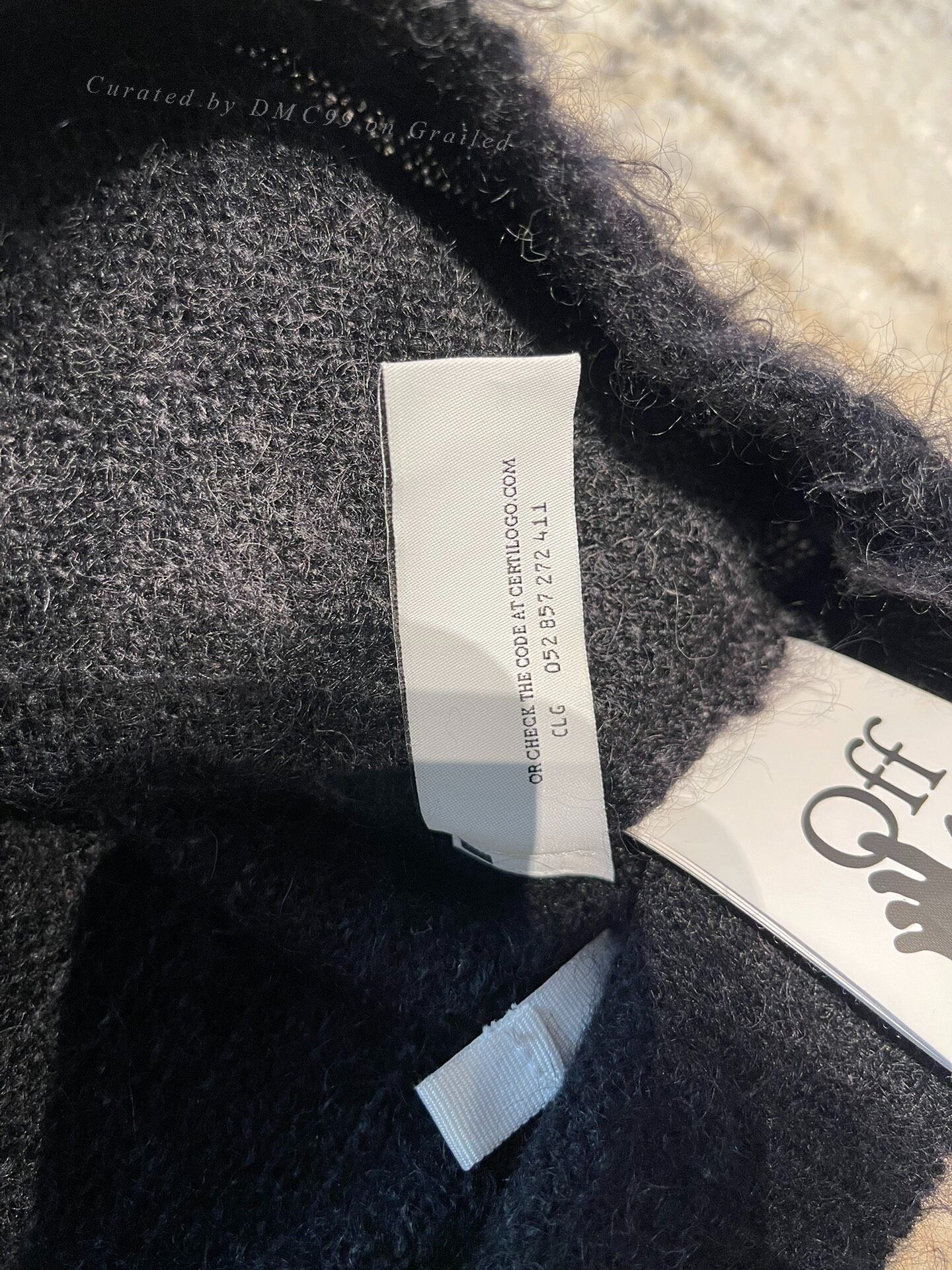 Off-White Off-White Mohair Logo Sweater Size US XL / EU 56 / 4 - 6 Thumbnail