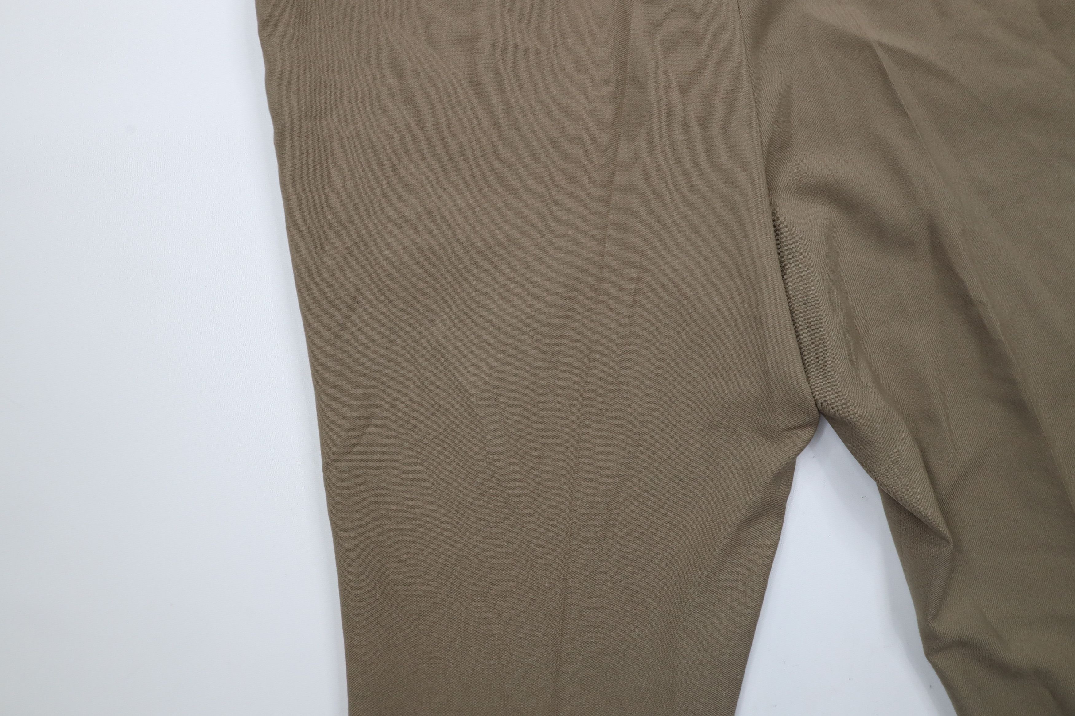 Vintage Vintage 90s Streetwear Wool Blend Wide Leg Chino Pants Beige Size US 36 / EU 52 - 12 Thumbnail