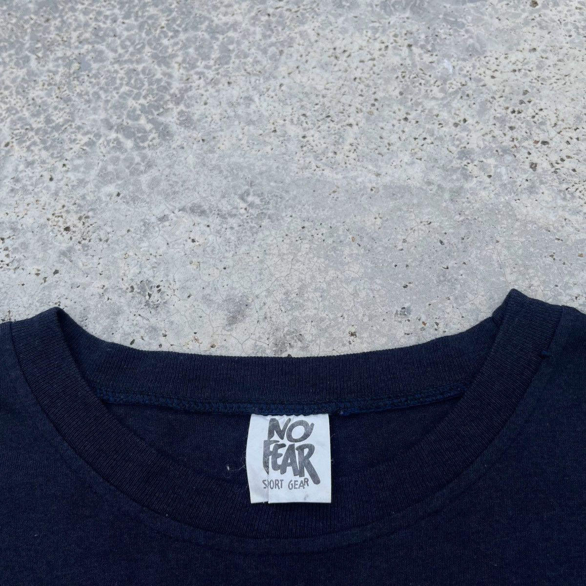 No Fear Vintage 90s No Fear Nice Centre Embroidy Logo Design Tee Size US XL / EU 56 / 4 - 5 Thumbnail