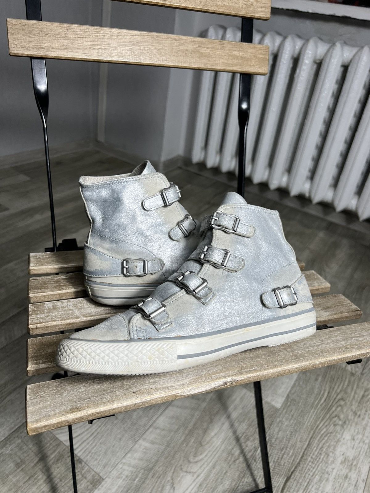ASH ASH Virgin Japanese Sneakers Punk Zip Bondage Belted Y2k OG Size US 9 / IT 39 - 8 Thumbnail