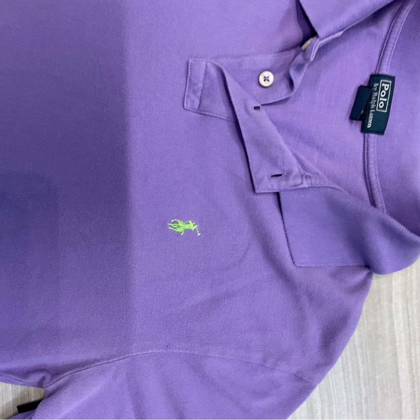 Polo Ralph Lauren Vintage Ralph Lauren Polo Purple Shirt (Youth) Size US XL / EU 56 / 4 - 4 Thumbnail