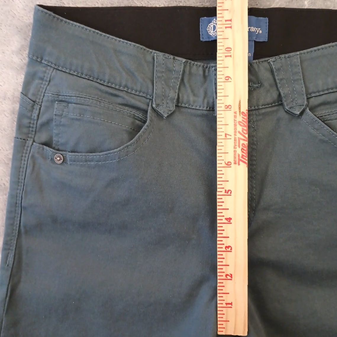 Vintage Democracy Absolution Ankle Pants Womens Size 6 Gray Pockets Stretch 28x26 Pants Size 28" / US 6 / IT 42 - 4 Thumbnail