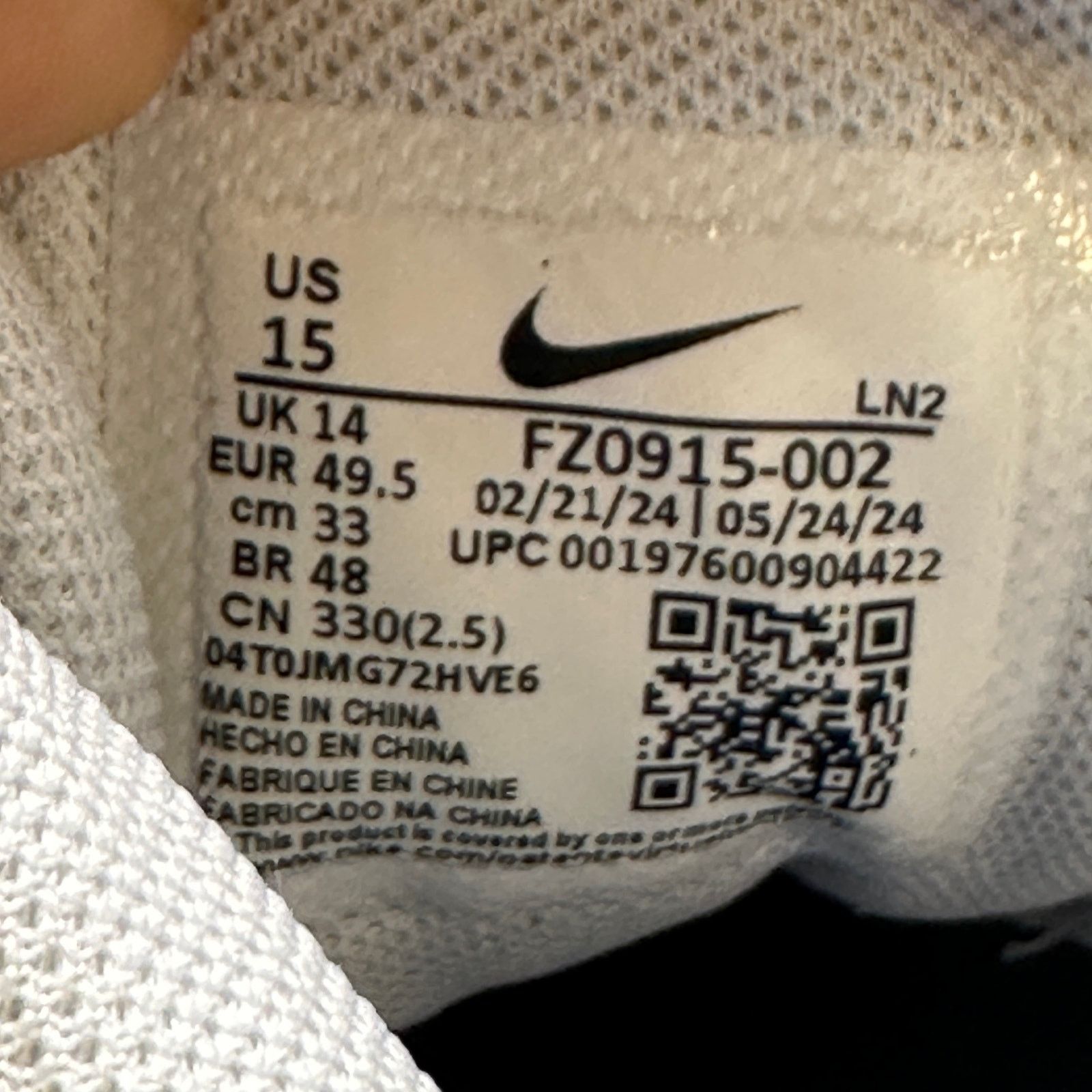 Nike NIKE Baseball Cleats Men's 15 Force Trout 9 Pro MCS Gray Size US 15 / EU 48 - 8 Thumbnail