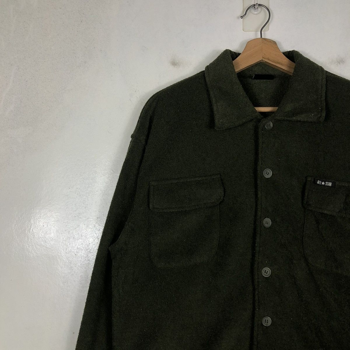 Japanese Brand 📌VINTAGE FLEECE CHORE JACKET FLANNEL CONVERSE BOSTON USA Size US M / EU 48-50 / 2 - 9 Thumbnail