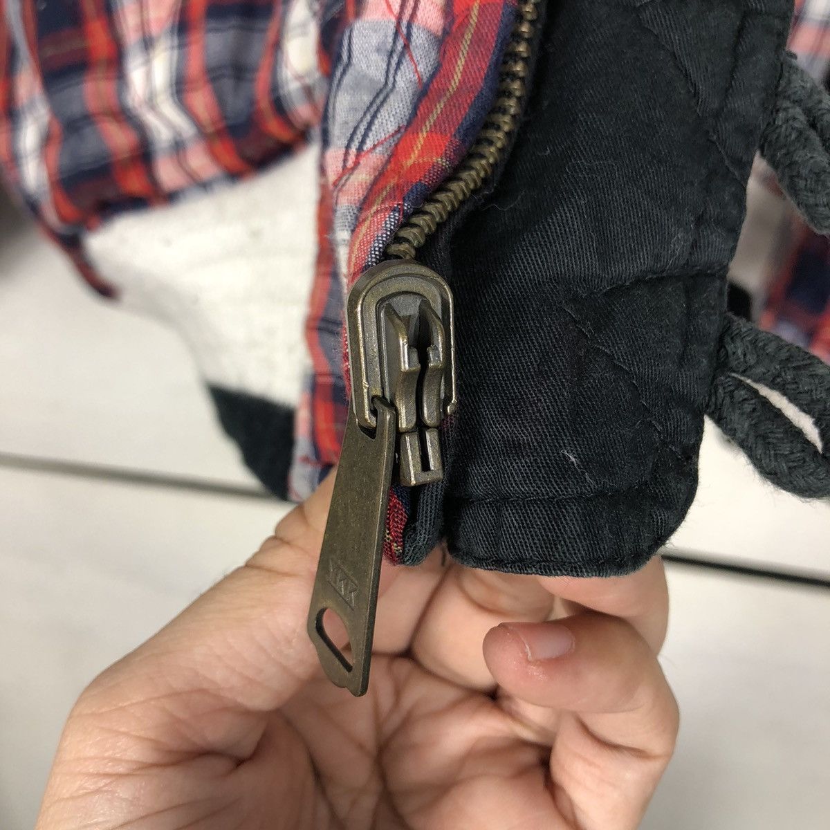 📌Vintage Reversible Bomber Jacket Union Bay Tartan Design