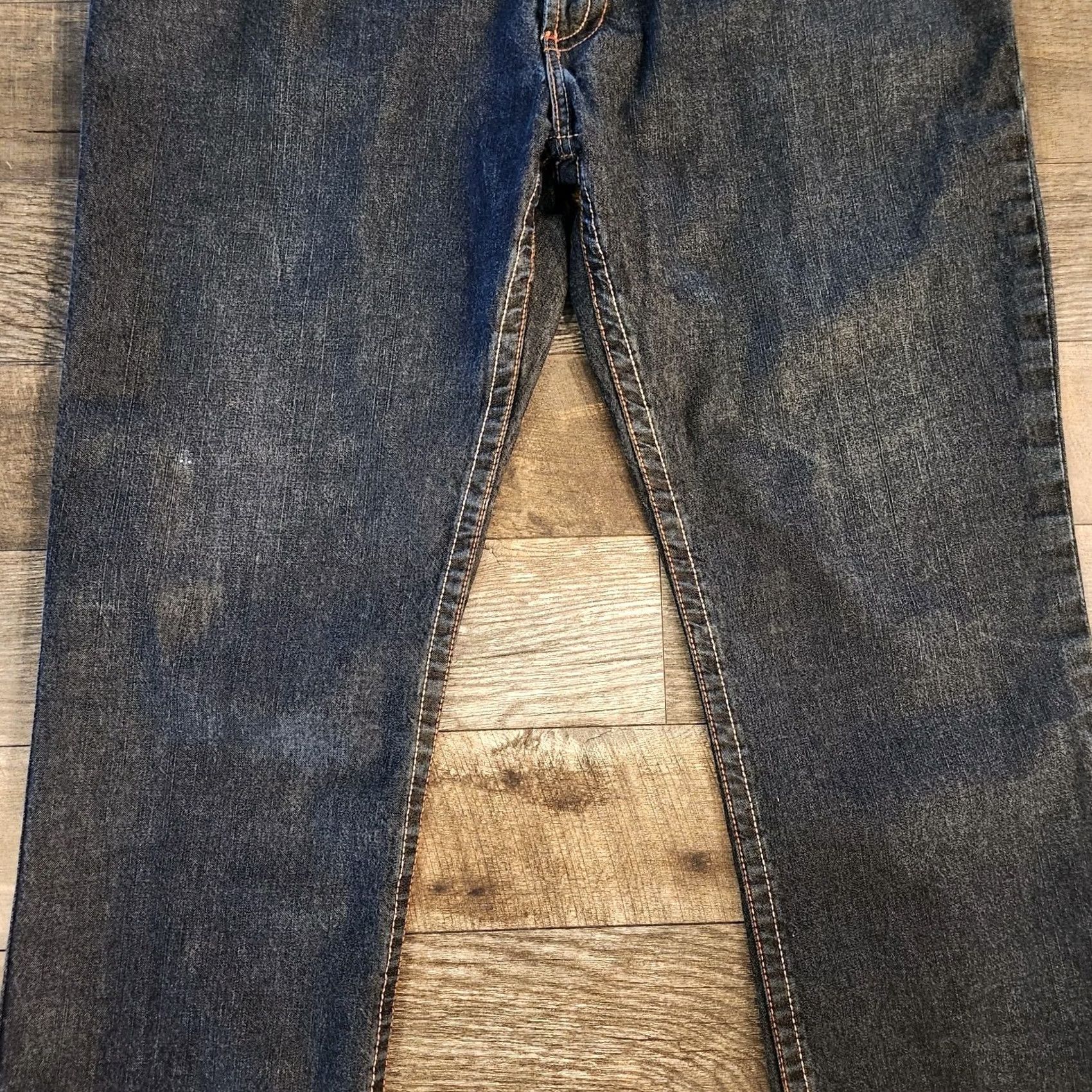 Vintage LAPCO FR Jeans Mens 40x32 Flame-Resistant Blue Style P-UNDM10 Thick Stitch Jeans Men 5-Pocket Straight Inseam 32 Casual Workwear Vintage: No Size US 40 / EU 56 - 4 Thumbnail