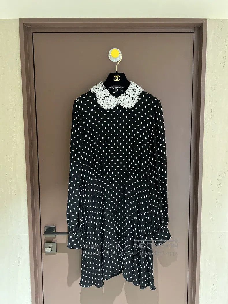 Valentino Valentino Black and white polka dot dress Size M / US 6-8 / IT 42-44 - 1 Thumbnail