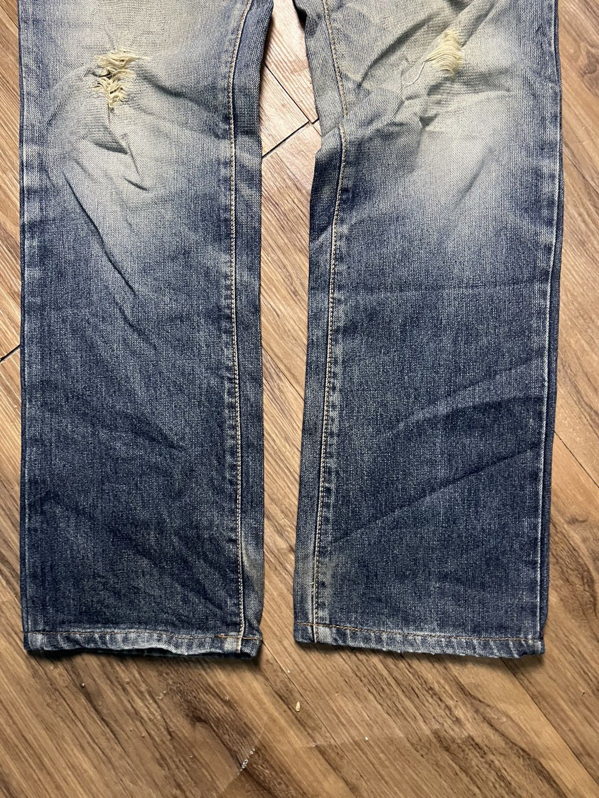 Edwin Edwin Japan EZ503 Zylon Mixed Denim Straight Cut (45) Size US 31 - 5 Thumbnail