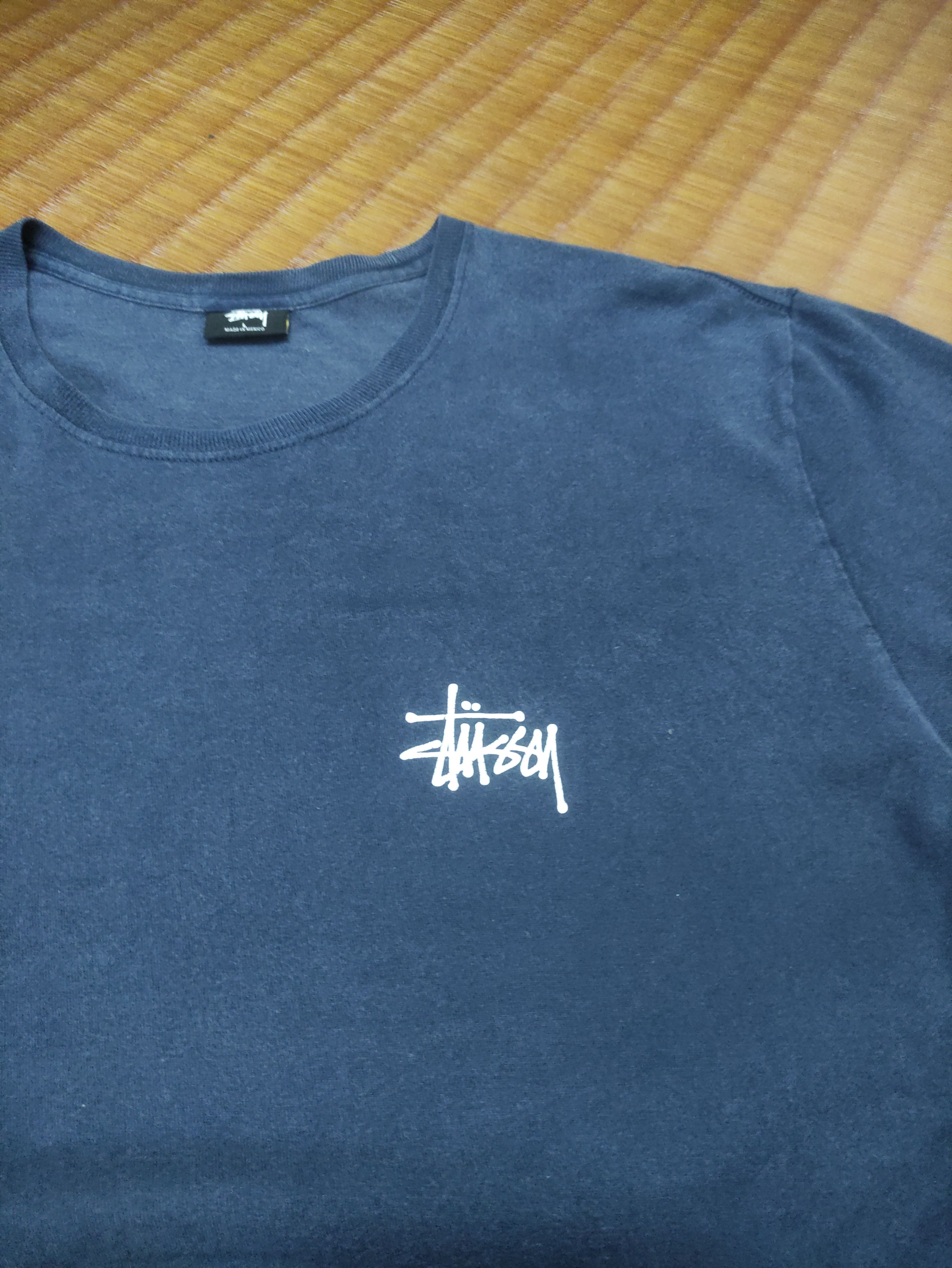 Stussy Stussy Navy Blue Round Neck Shirt Size US L / EU 52-54 / 3 - 2 Thumbnail