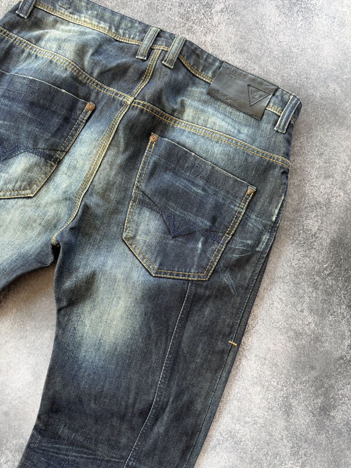 Hysteric Glamour 🔥Guess Distressed Flare Jeans 🔥 Size US 33 - 5 Thumbnail