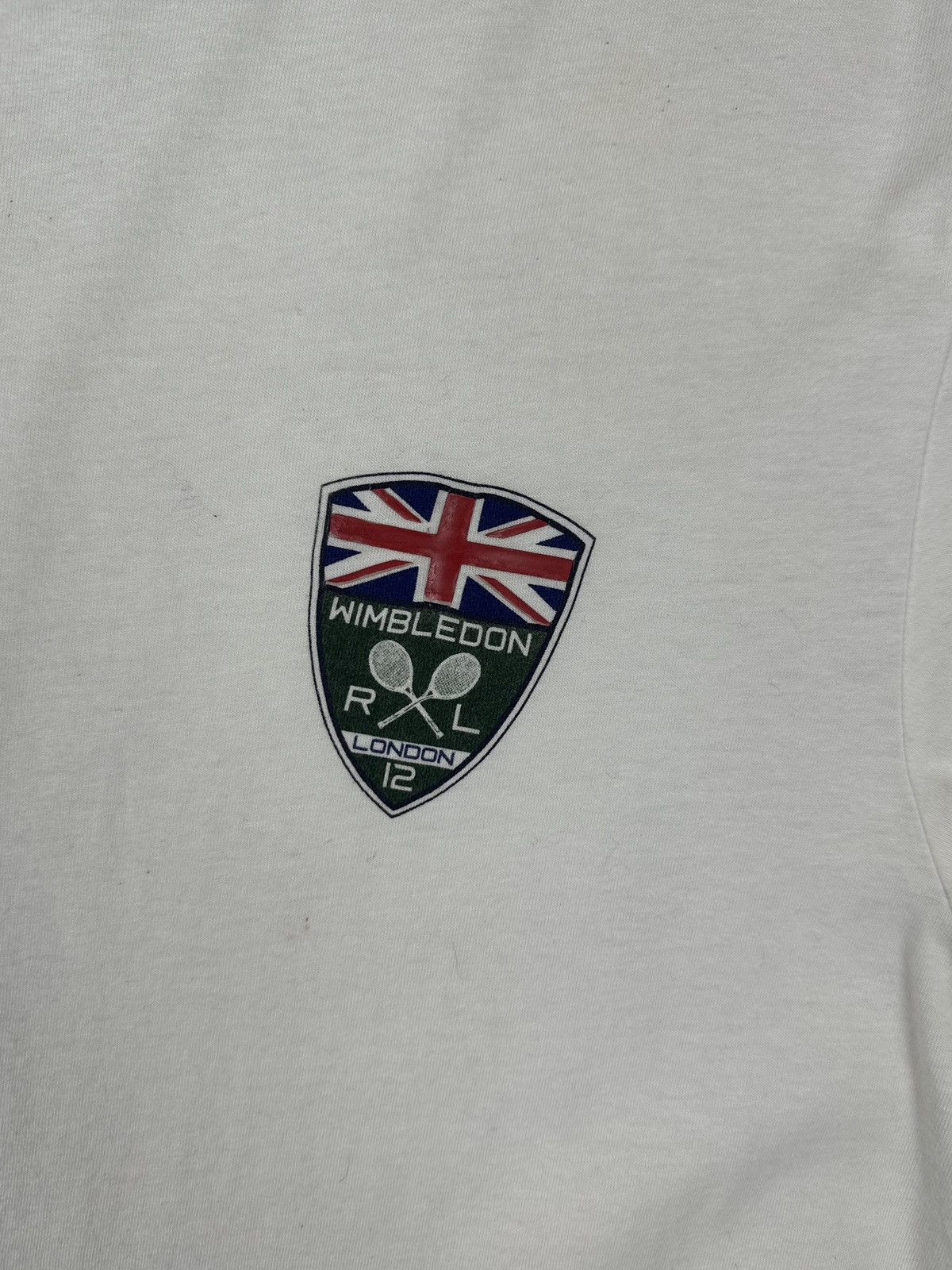 Polo Ralph Lauren Polo Ralph Lauren Wimbledon Logo White T-Shirt Size US L / EU 52-54 / 3 - 13 Thumbnail