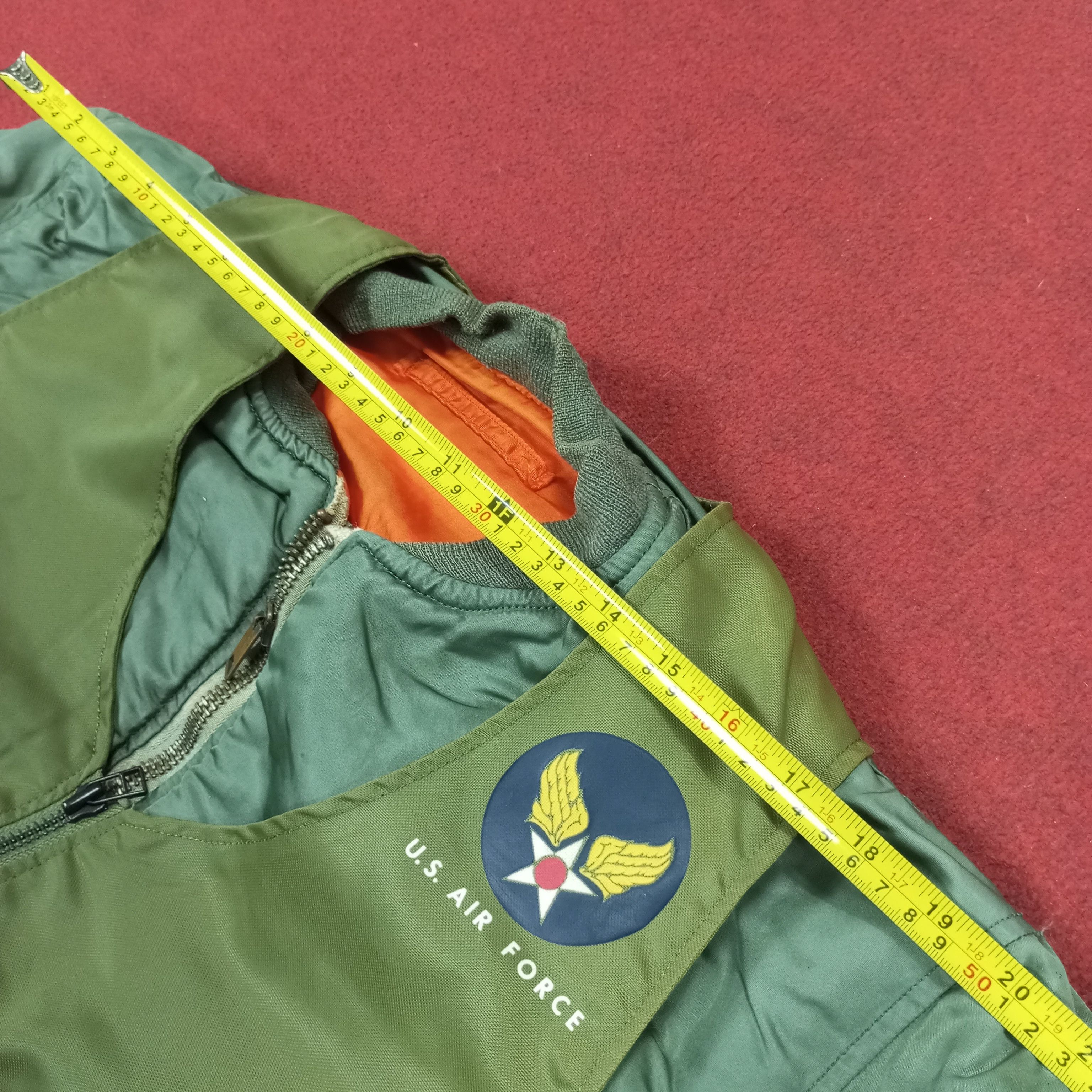 Vintage Us Air Force Bomber Jacket Style Size US L / EU 52-54 / 3 - 9 Thumbnail