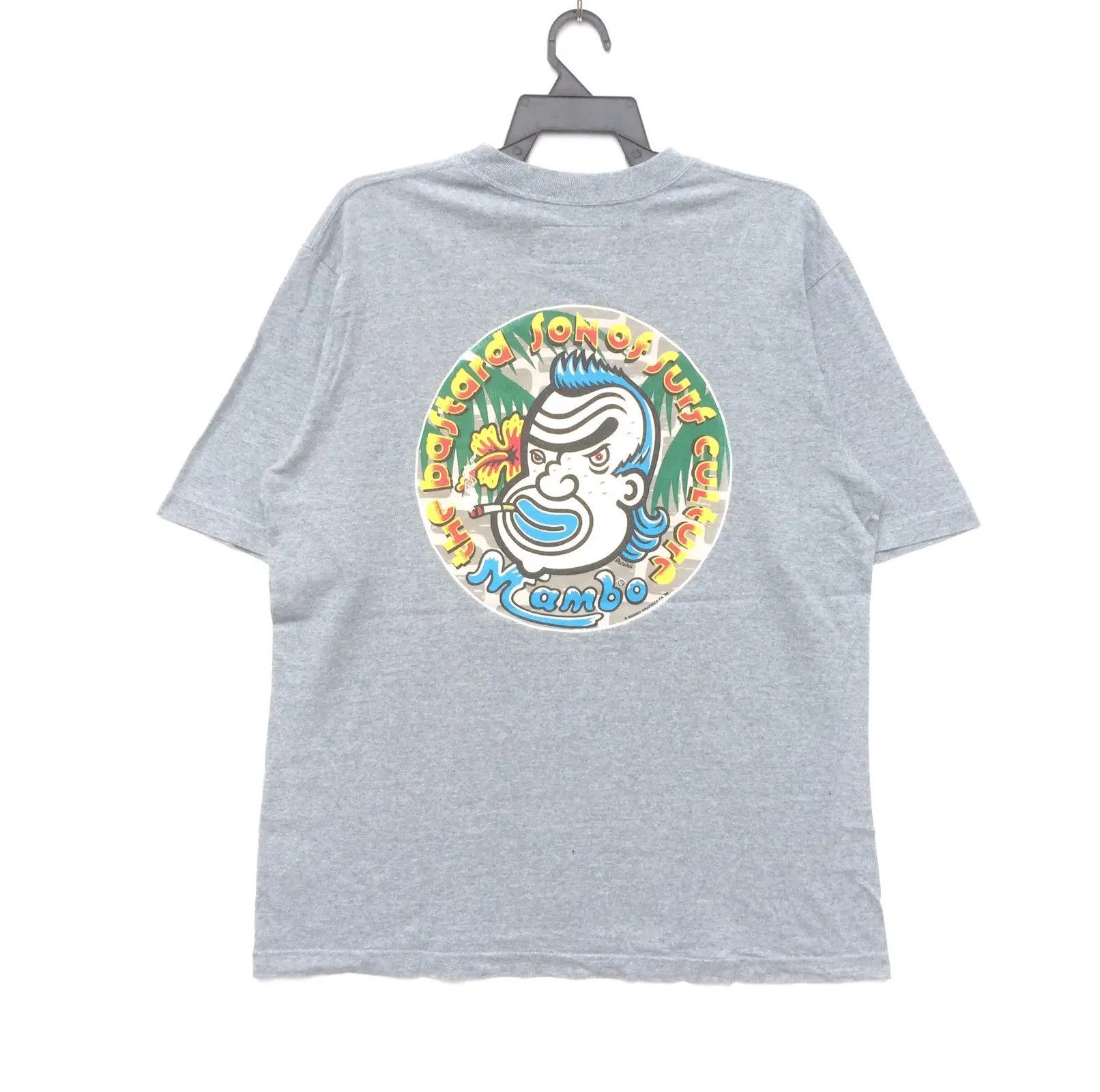 Mambo Vintage 90s Mambo The Bastard Son of Surf Culture T-shirt | Size US S / EU 44-46 / 1 - 1 Thumbnail