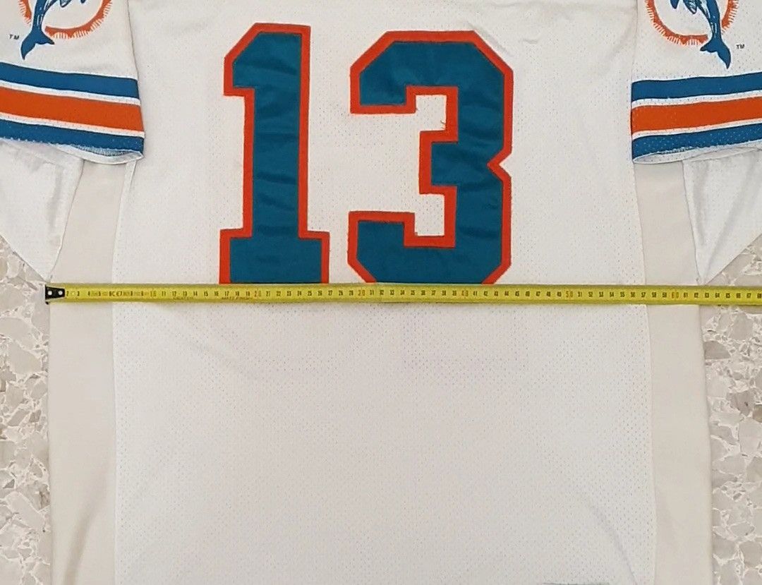 NFL × Wilson Dan Marino Miami Dolphins 80s Wilson Jersey Size US L / EU 52-54 / 3 - 15 Thumbnail