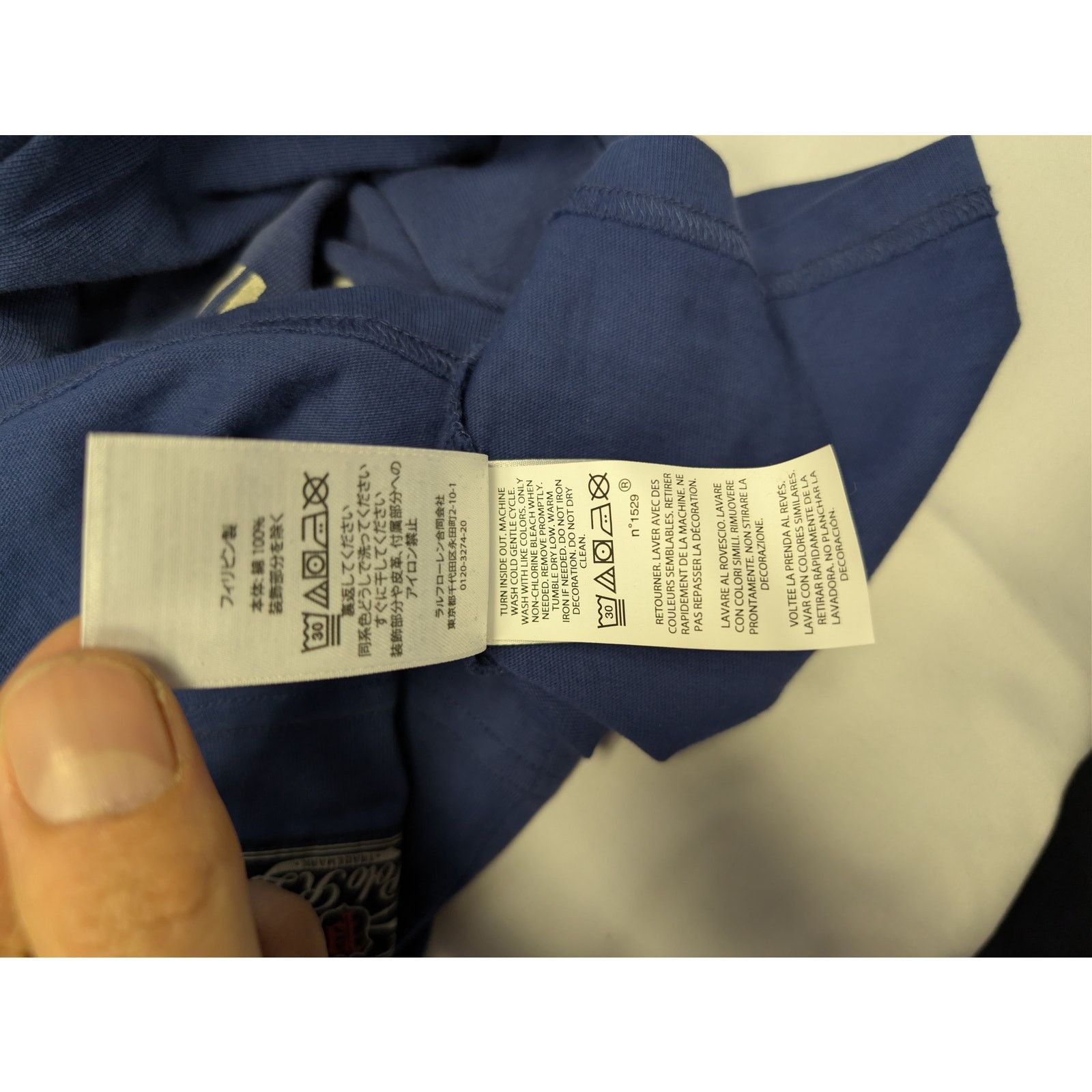 Polo Ralph Lauren o1rshd1 CC20 Classic Fit Reversible Jersey T-Shirt in Blue Size US S / EU 44-46 / 1 - 20 Thumbnail