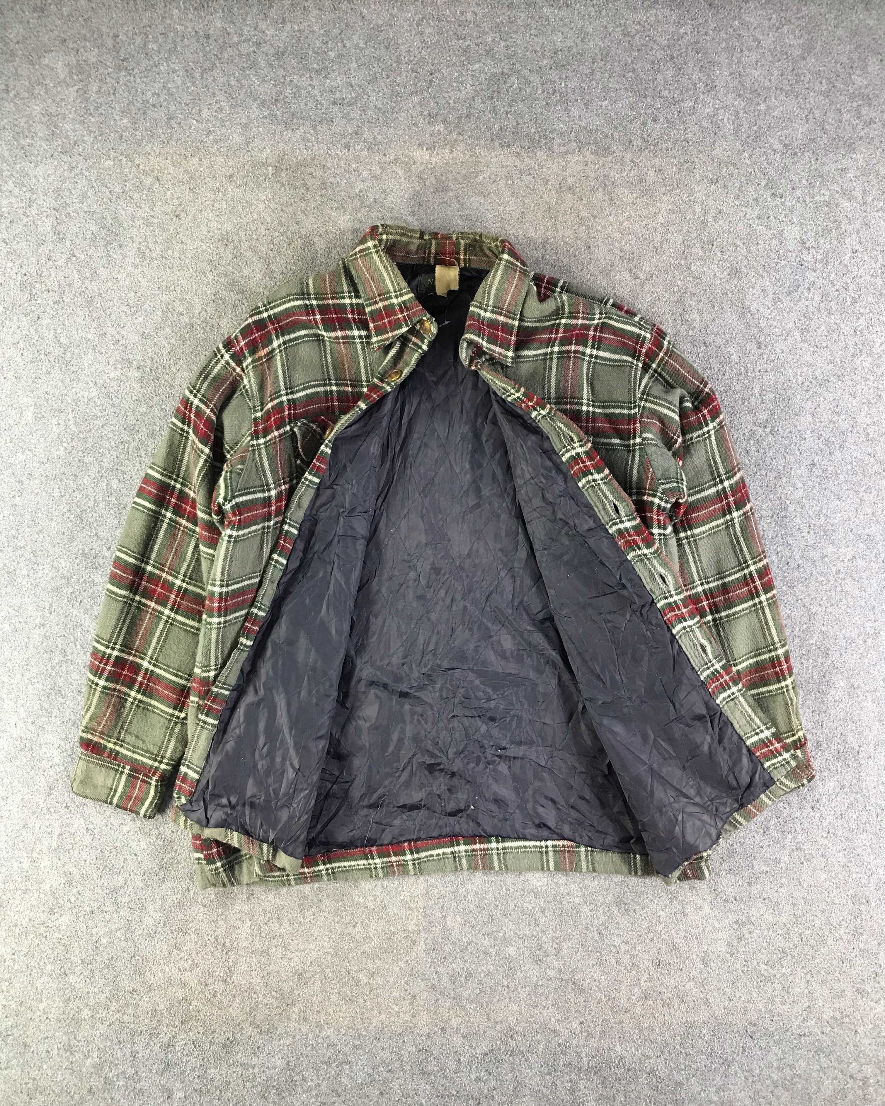 Japanese Brand Vintage Nepuca Plaid Flannel Shirt Jacket -JC181 Size US L / EU 52-54 / 3 - 3 Thumbnail