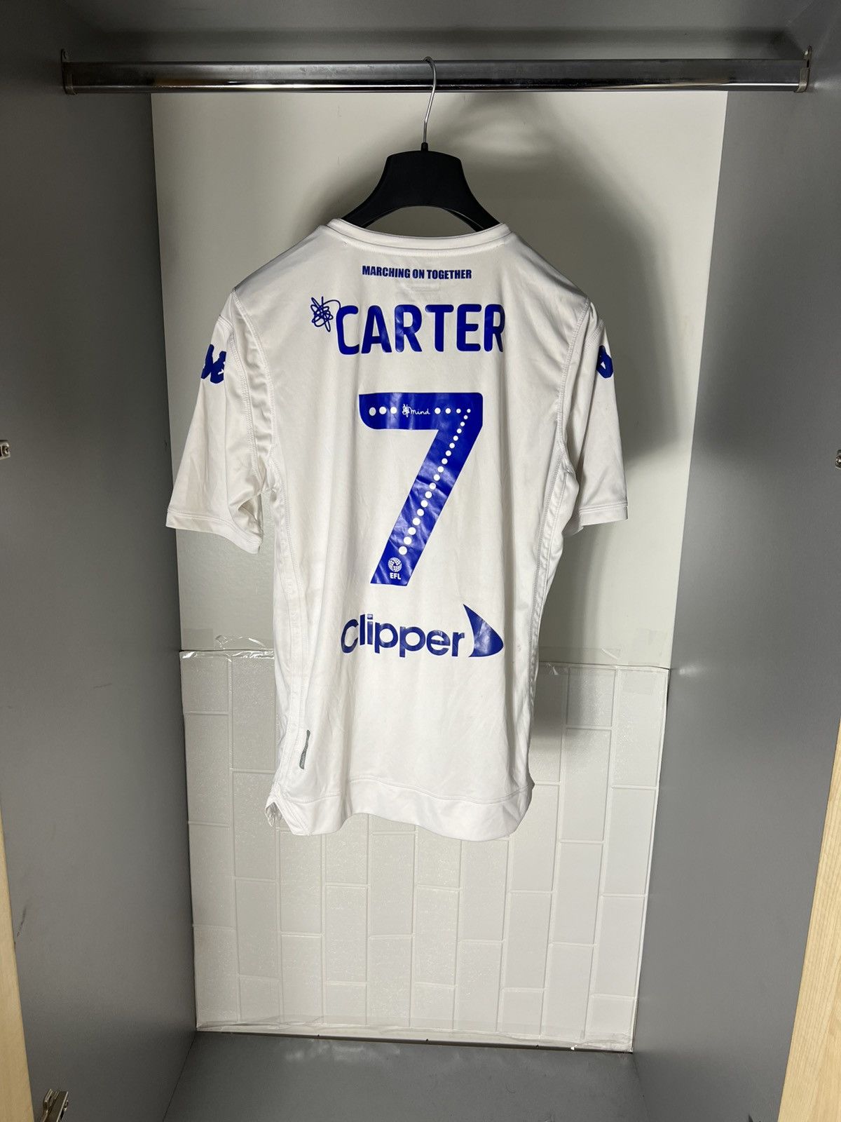 Vintage VERY RARE KAPPA FC LEEDS UNITED ENGLAND SOCCER JERSEY 90s Size US M / EU 48-50 / 2 - 6 Thumbnail