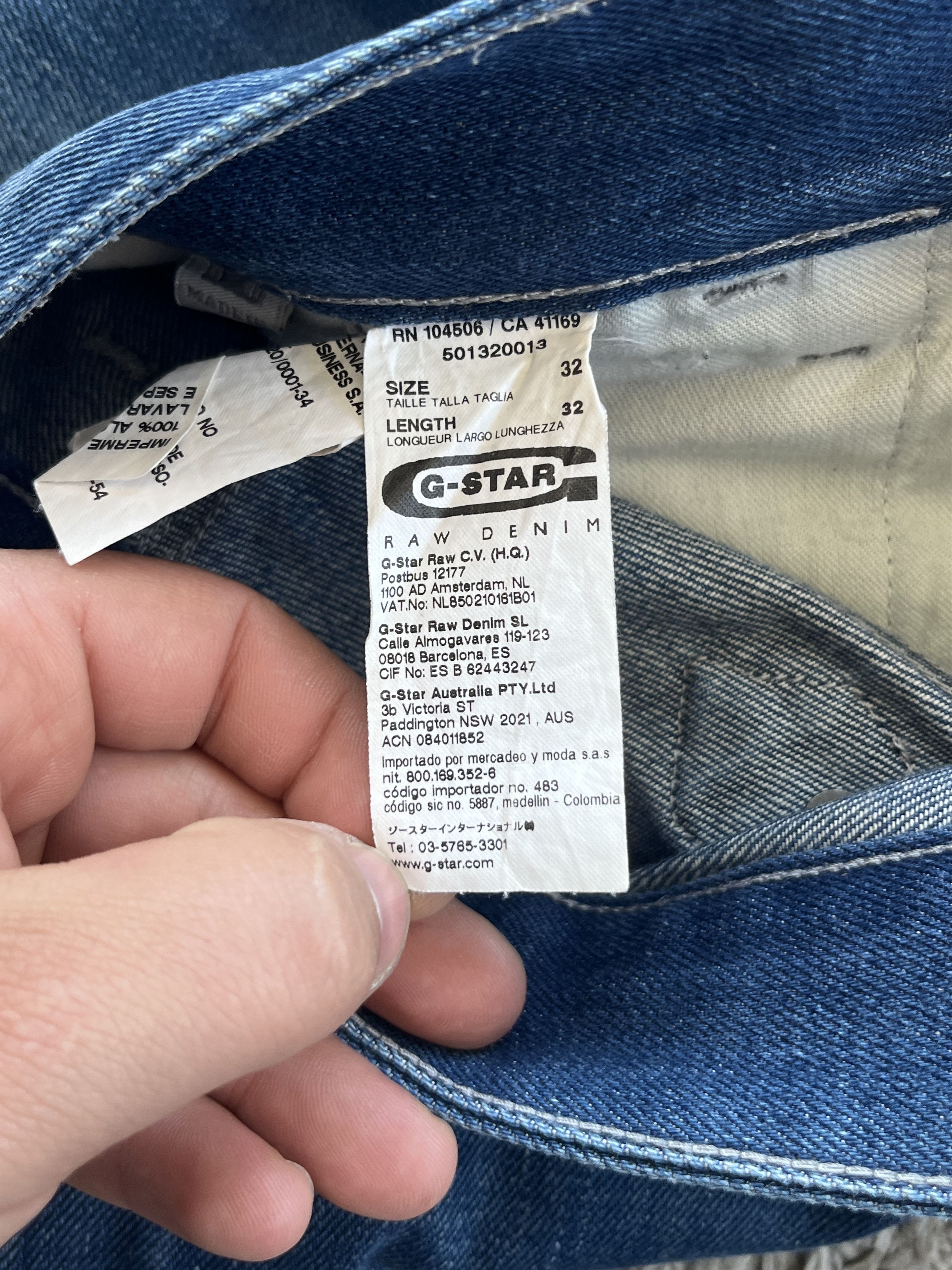 G-Star G-STAR RAW Jeans MADE IN INDIA Blue Color size 32x32 Size US 32 / EU 48 - 14 Thumbnail