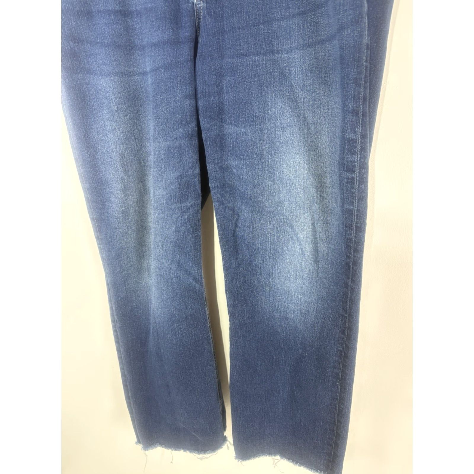Tommy Hilfiger Tommy Jeans Dk Faded Wash W-Whiskers Straight Hi-Rise Ankle Jeans Womens Size 14 Size 36" / US 14 / IT 50 - 3 Thumbnail