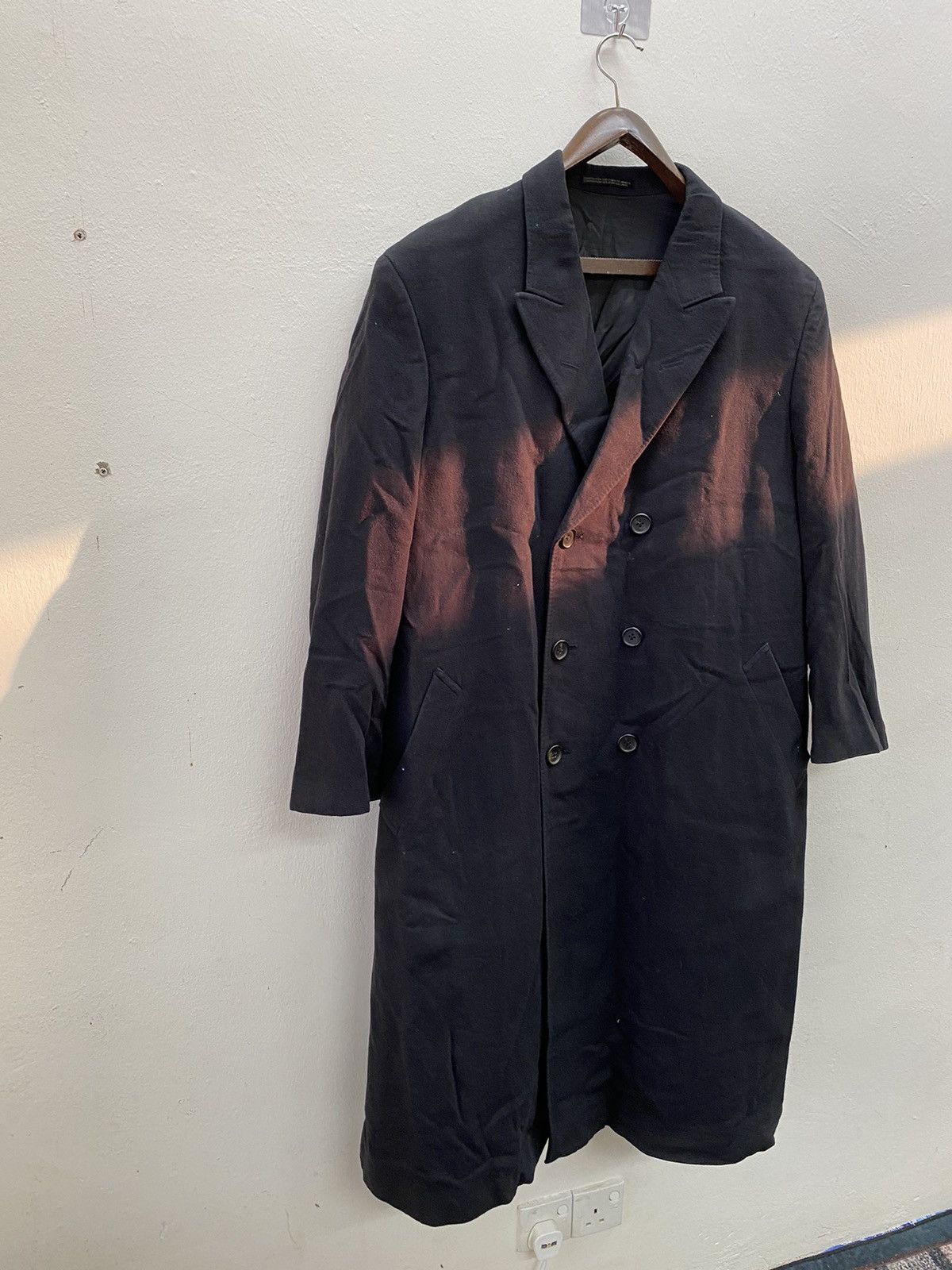 Yohji Yamamoto Vtg 90s Japanese fashion Master Yohji Yamamoto Wool coat Size US M / EU 48-50 / 2 - 5 Thumbnail