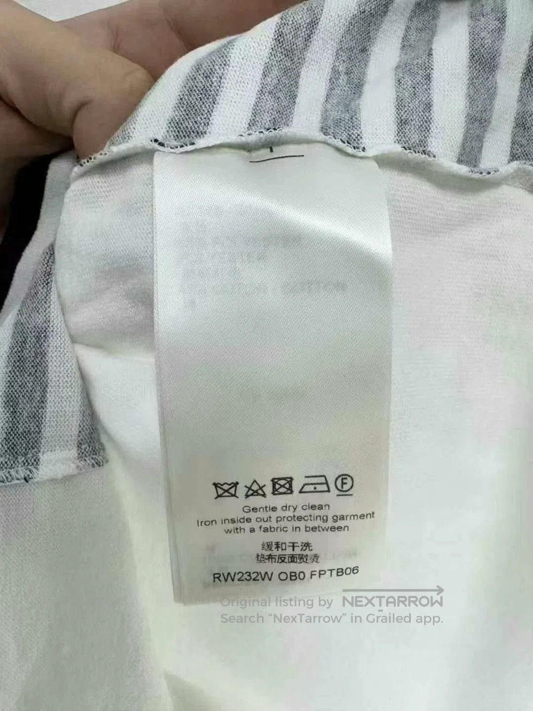 Louis Vuitton Louis Vuitton White Stripe Embroidered Short Sleeve. Size US M / EU 48-50 / 2 - 4 Thumbnail