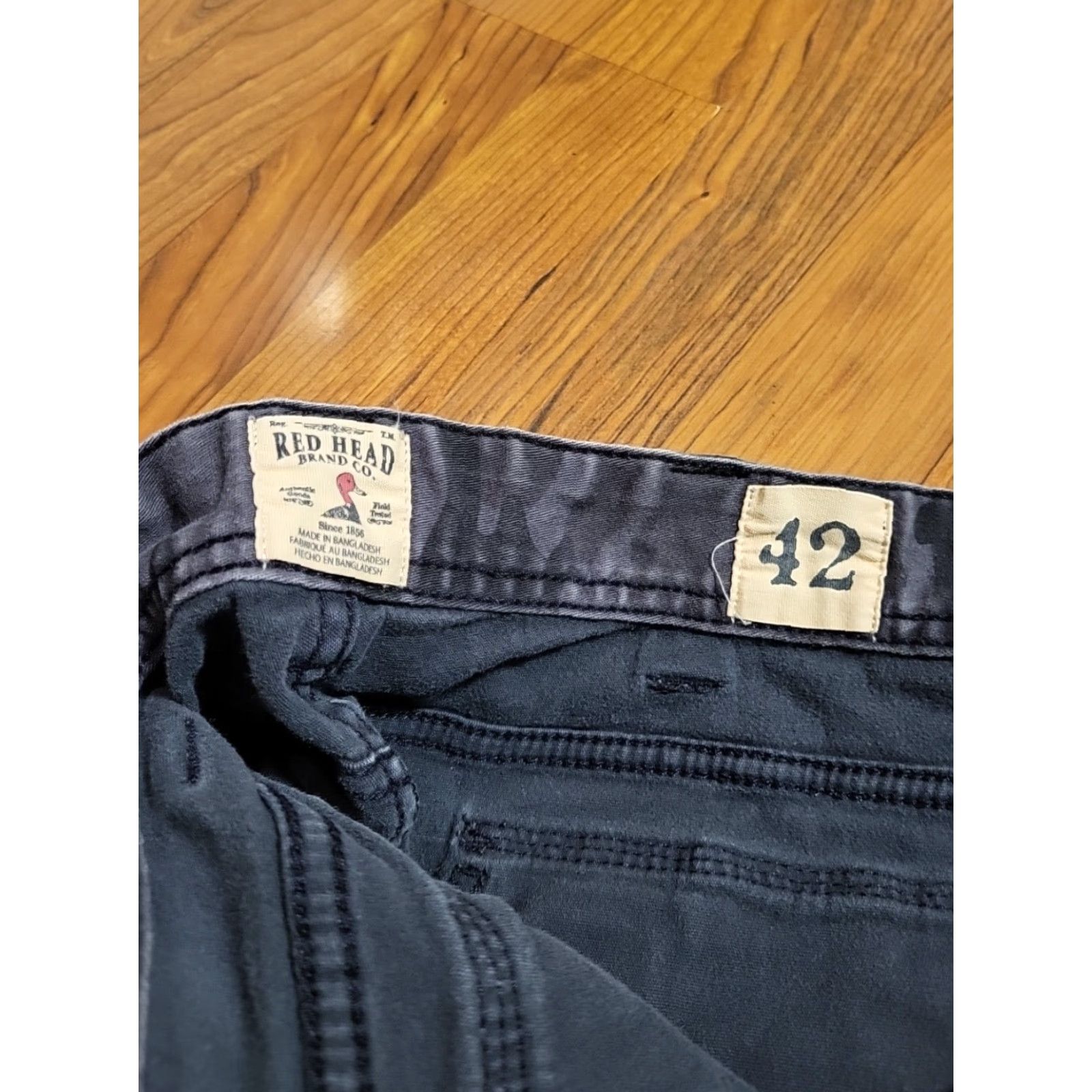 Vintage VINTAGE Redhead Brand Co. Cargo Shorts 42" Waist 20" Length Blue 6 Pocket Mens Size US 42 / EU 58 - 5 Thumbnail