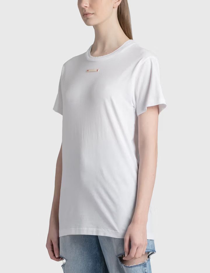 Maison Margiela o1y0625 Crewneck T-Shirt in White Size M / US 6-8 / IT 42-44 - 2 Thumbnail