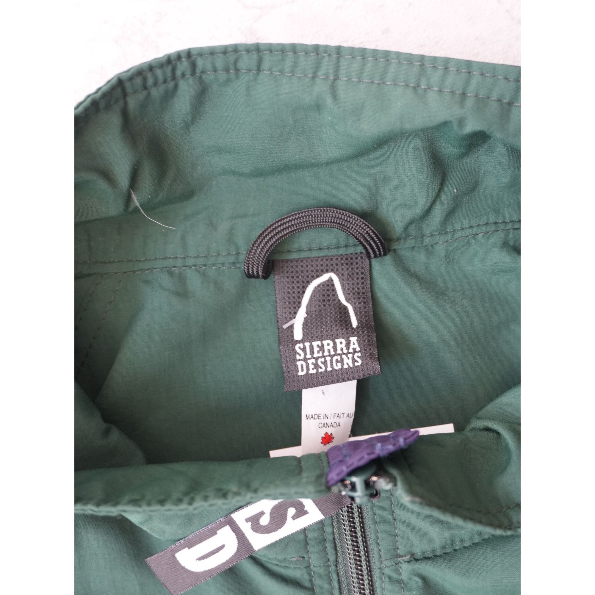 Sierra Designs Vintage 90s Sierra Designs Green Golf Windbreaker Jacket Size US XL / EU 56 / 4 - 2 Thumbnail