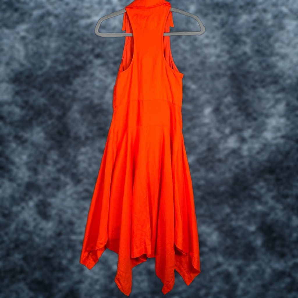 Vintage VINTAGE En Saison Womens XS Orange Sleeveless High-Low Hem Dress Size XS / US 0-2 / IT 36-38 - 1 Thumbnail