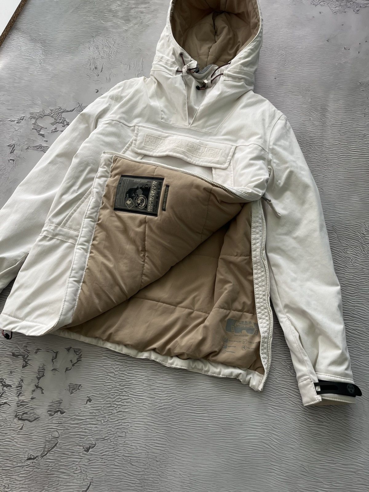 Napapijri Napapijri Skidoo Anorak Jacket 4 Fleece Outdoor White Size XL / US 12-14 / IT 48-50 - 3 Thumbnail