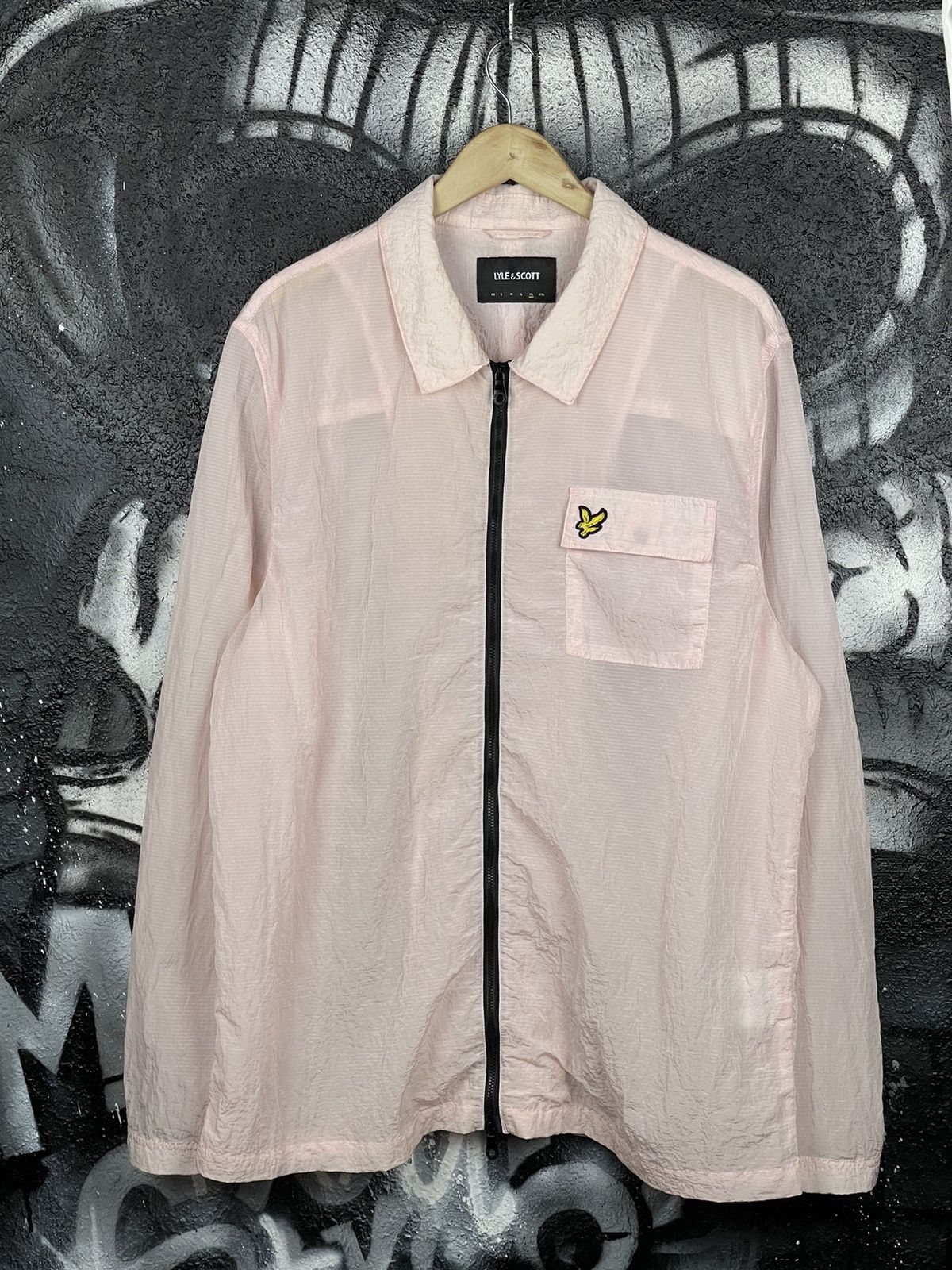 Lyle & Scott Lyle&Scott Casual Full Zip Pink Overshot Jacket Size XL Size US XL / EU 56 / 4 - 3 Thumbnail