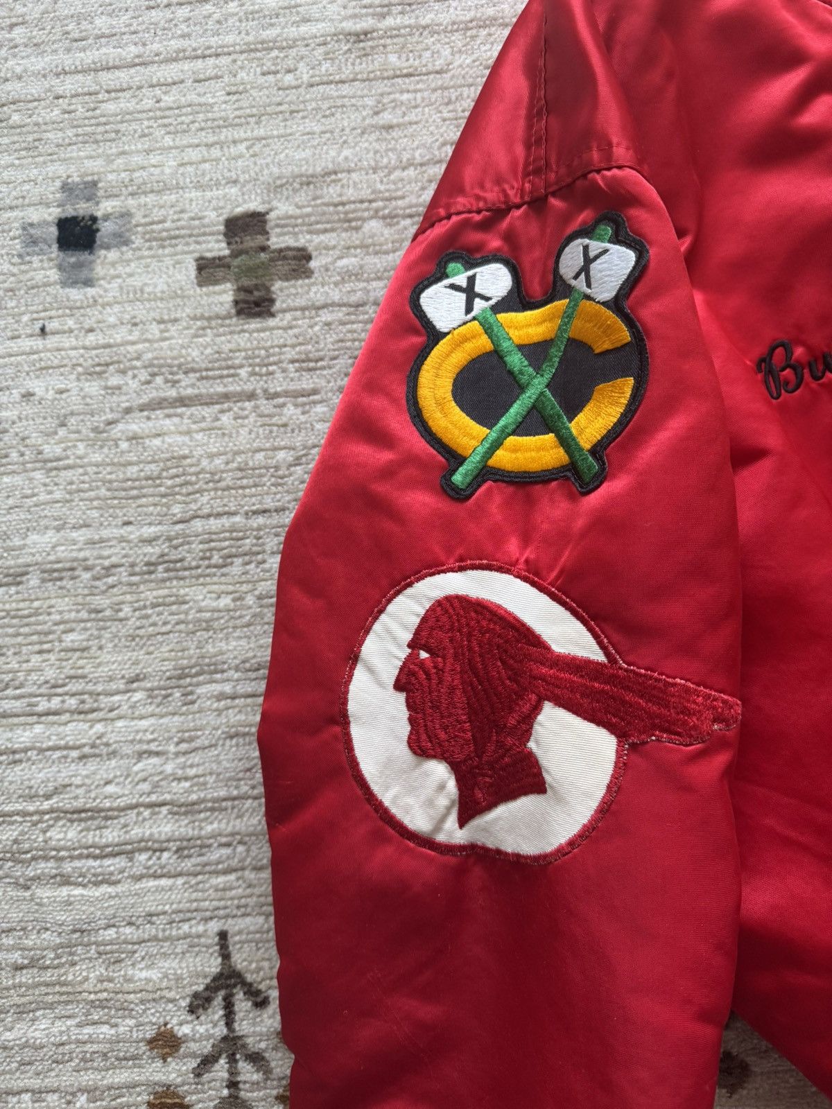 Starter Vintage Starter Chicago Blackhawks Jacket (extra Patches) Size US L / EU 52-54 / 3 - 2 Thumbnail