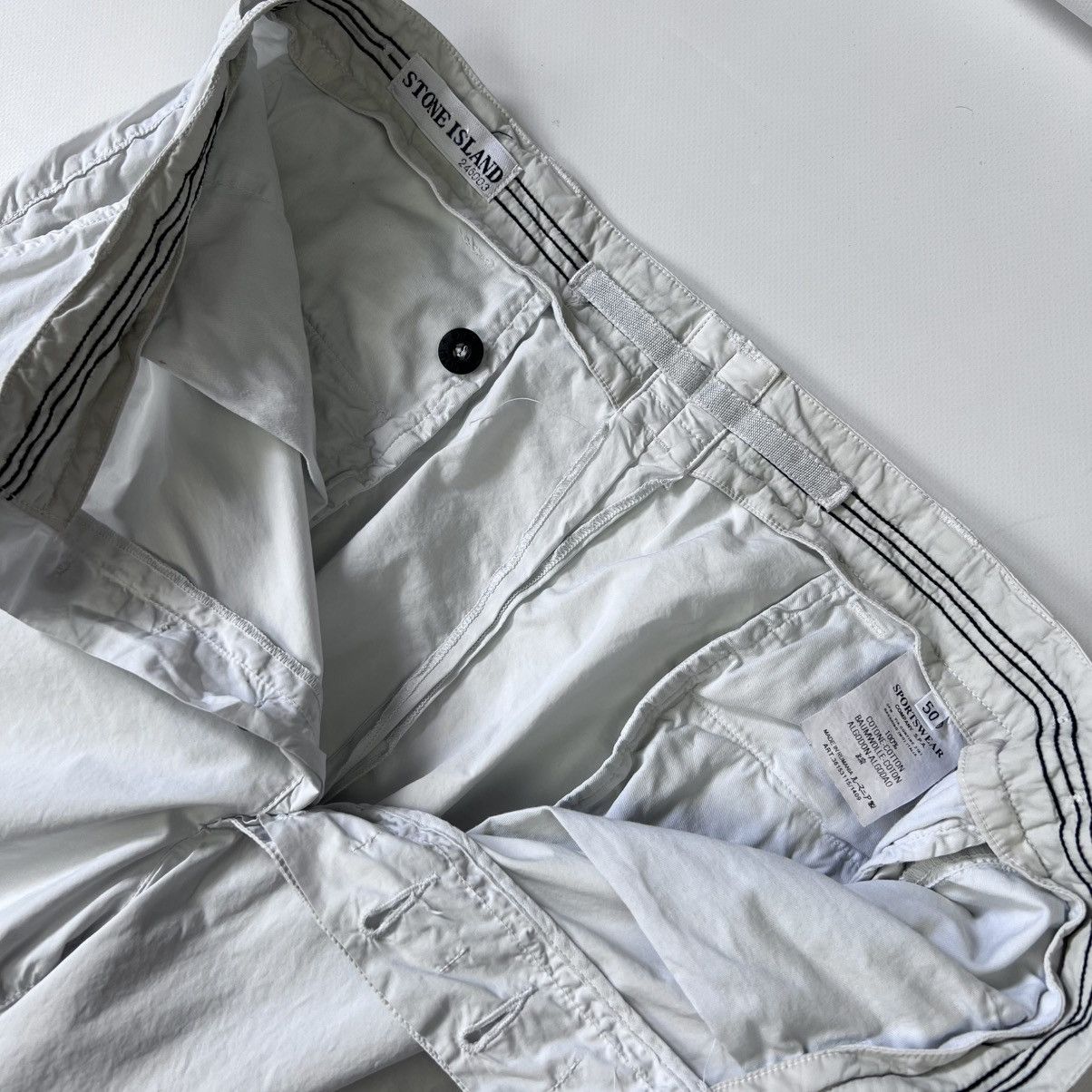 Stone Island × Vintage Vintage Stone island lightweight cotton pants Size US 32 / EU 48 - 5 Thumbnail