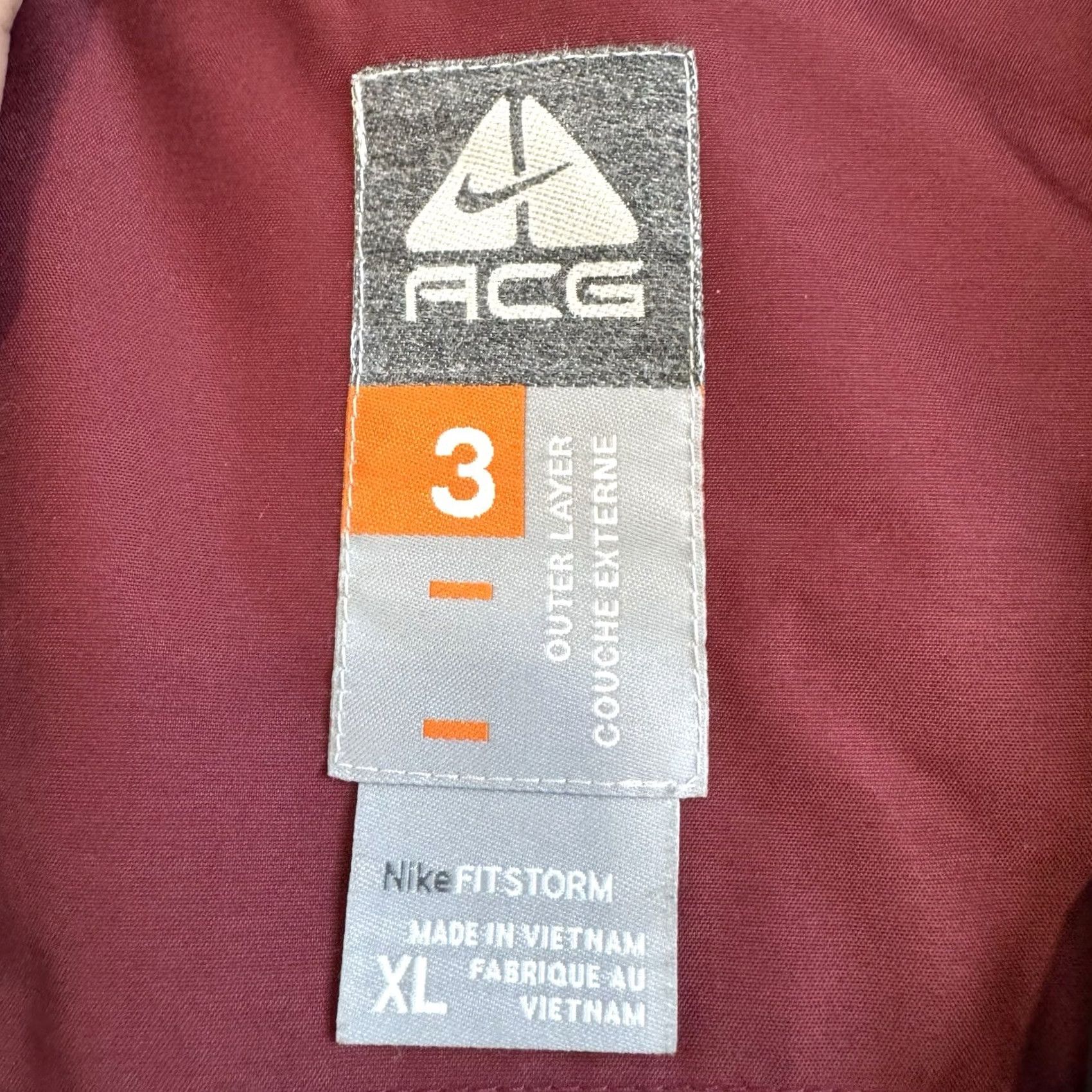 Nike VINTAGE Nike ACG Anorak Jacket XL Men Red Ski Snowboard Storm Fit 3 Devils Tower Size US XL / EU 56 / 4 - 5 Thumbnail