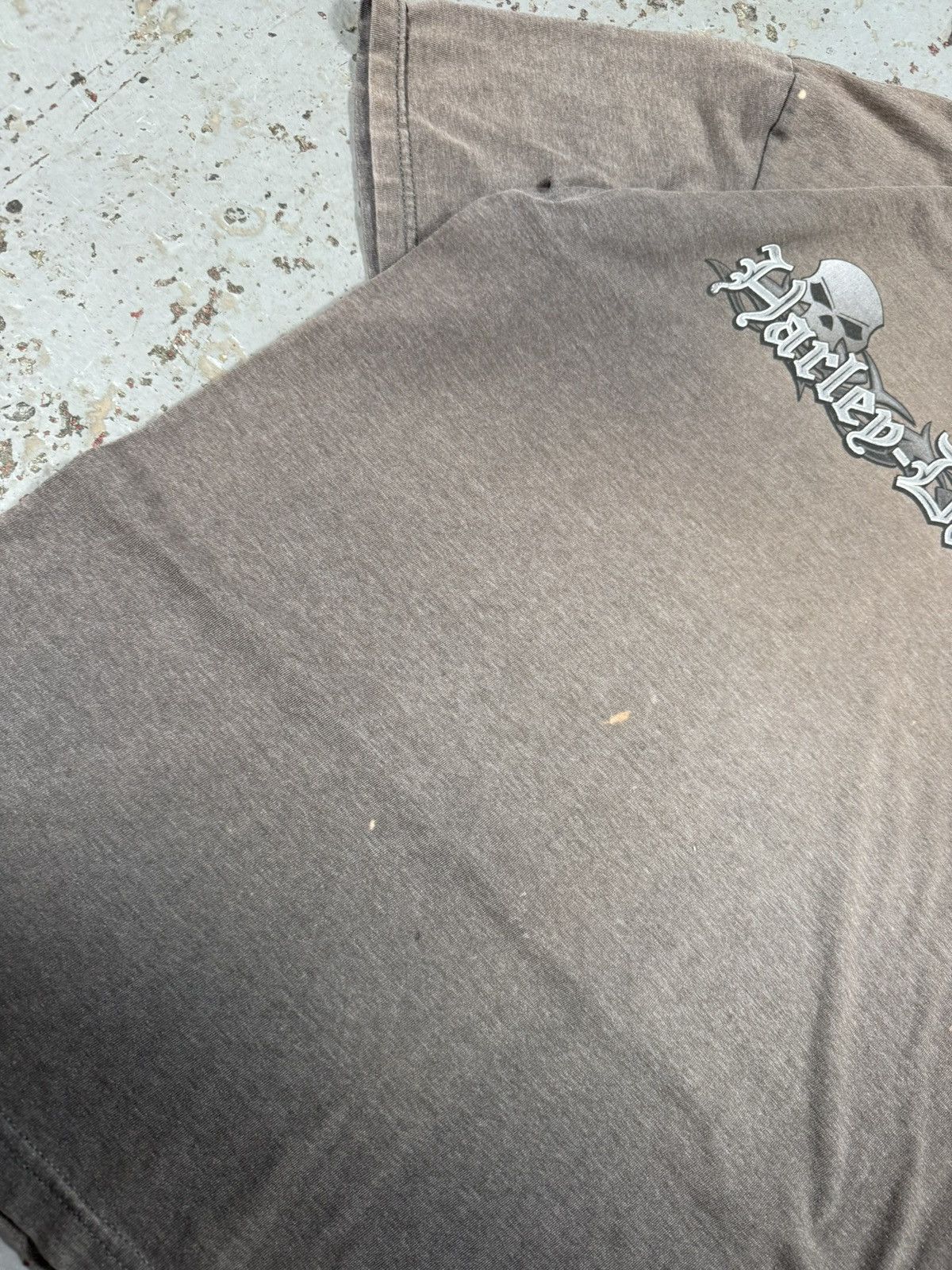 Harley Davidson Vintage Ash Grey Neo Tribal Harley Davidson Tee Size US L / EU 52-54 / 3 - 3 Thumbnail
