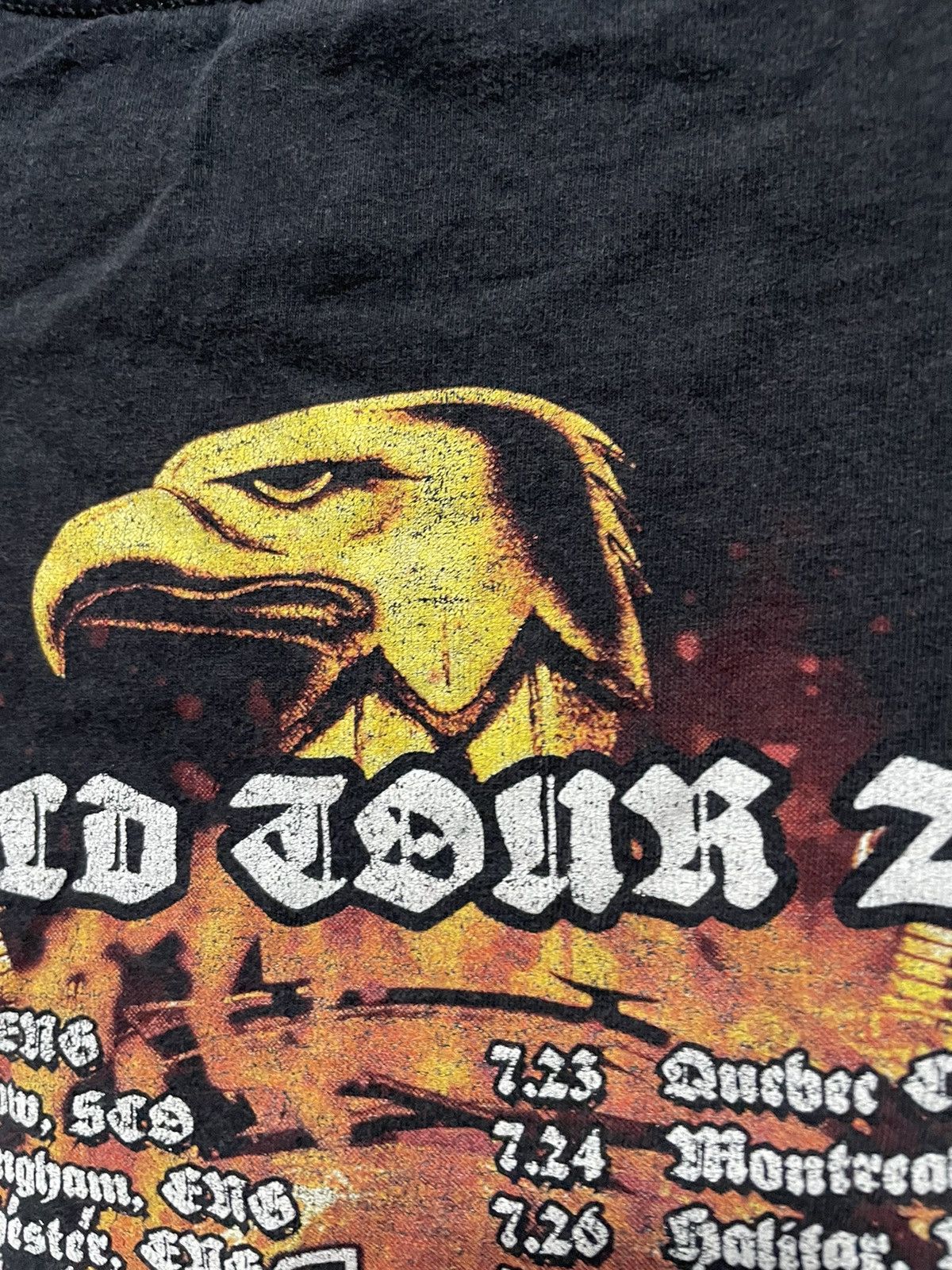 Band Tees × Slayer × Vintage Slayer World Tour 2010 Tee Vintage Rock Metal T-Shirt Size US XL / EU 56 / 4 - 13 Thumbnail