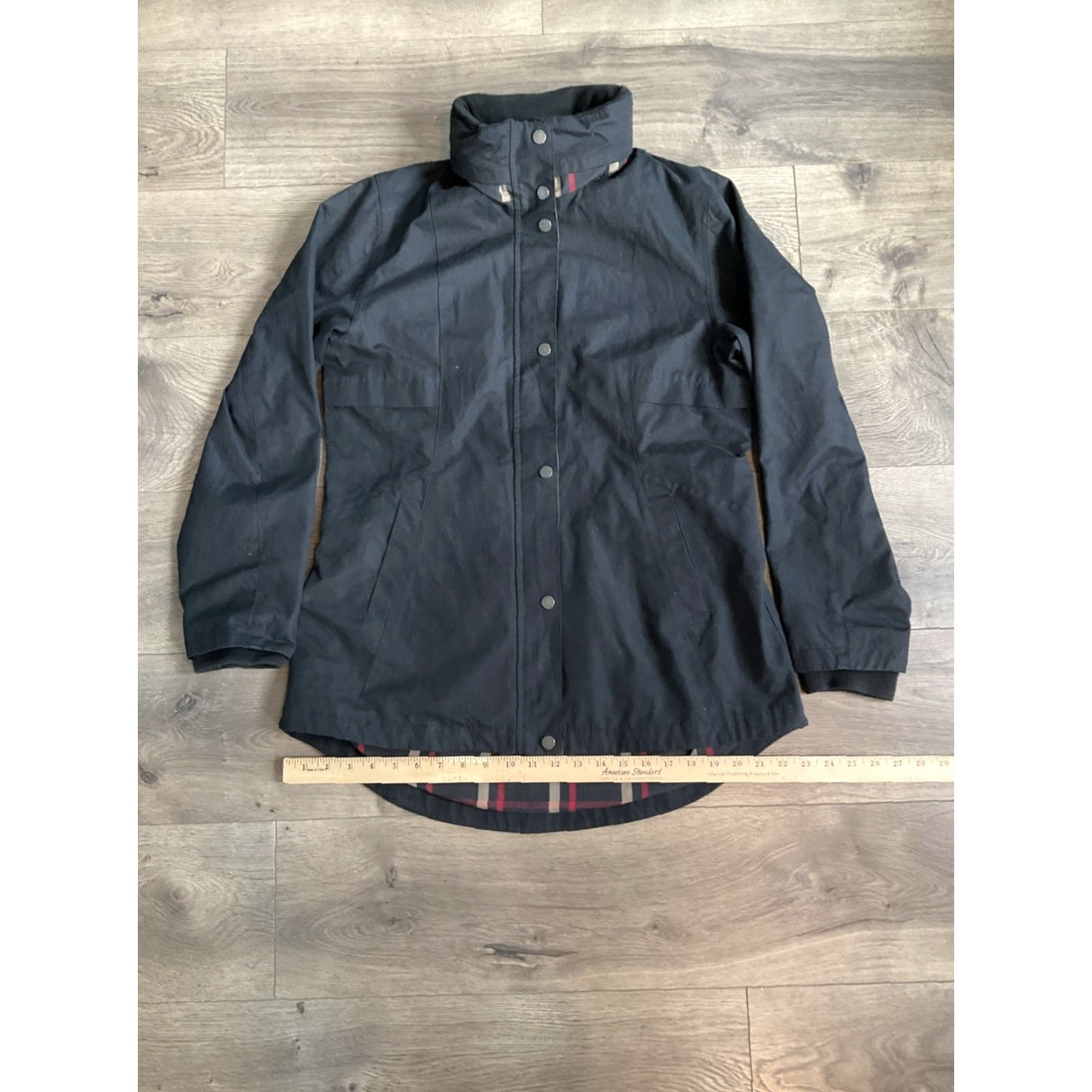 Pendleton Pendleton Misty Falls Anorak Rain Jacket Black Womens Size Medium Plaid Lined Size M / US 6-8 / IT 42-44 - 6 Thumbnail