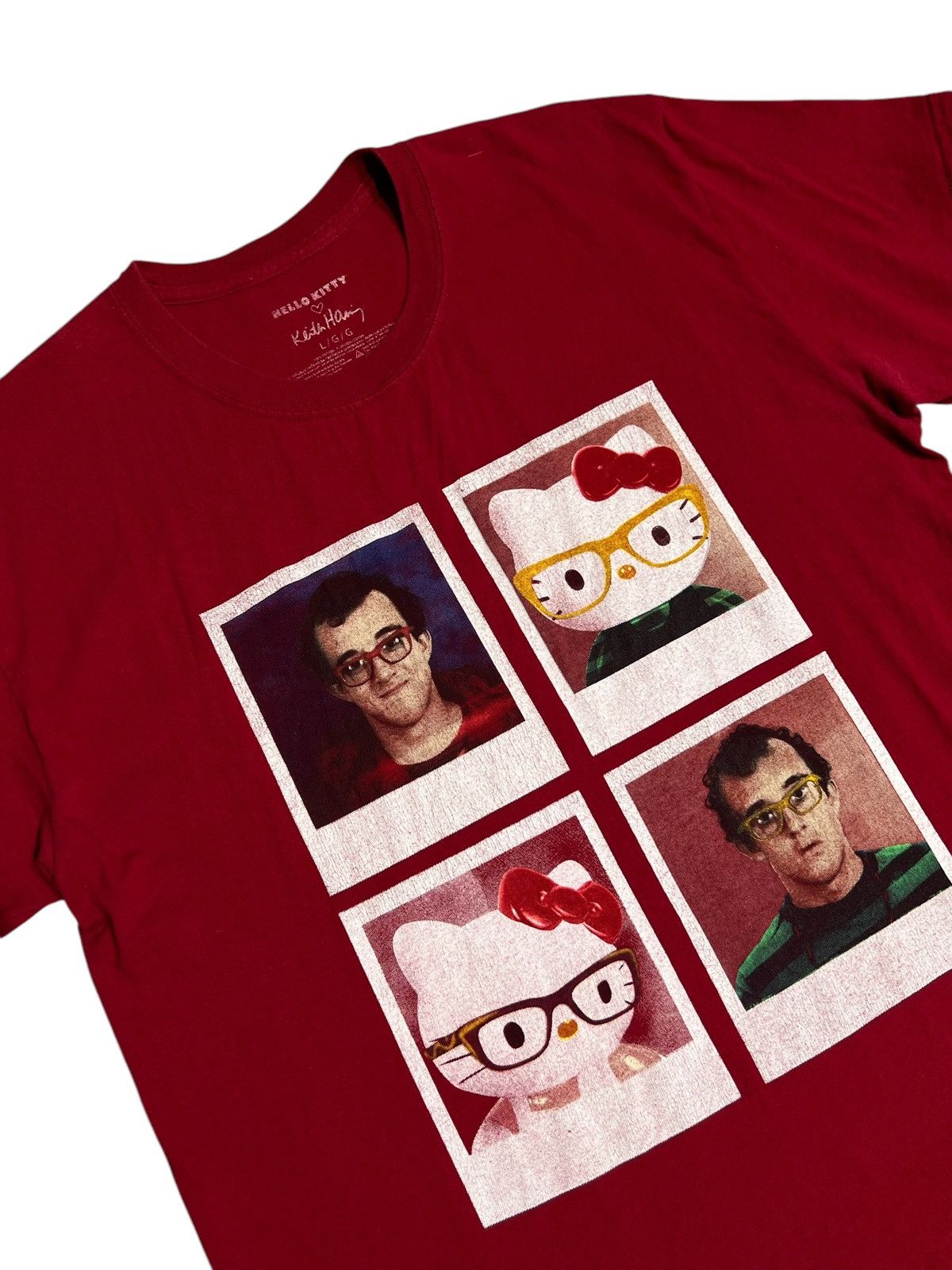 Keith Haring × Vintage HELLO KITTY x KEITH HARING PHOTO TEE Size US L / EU 52-54 / 3 - 1 Thumbnail