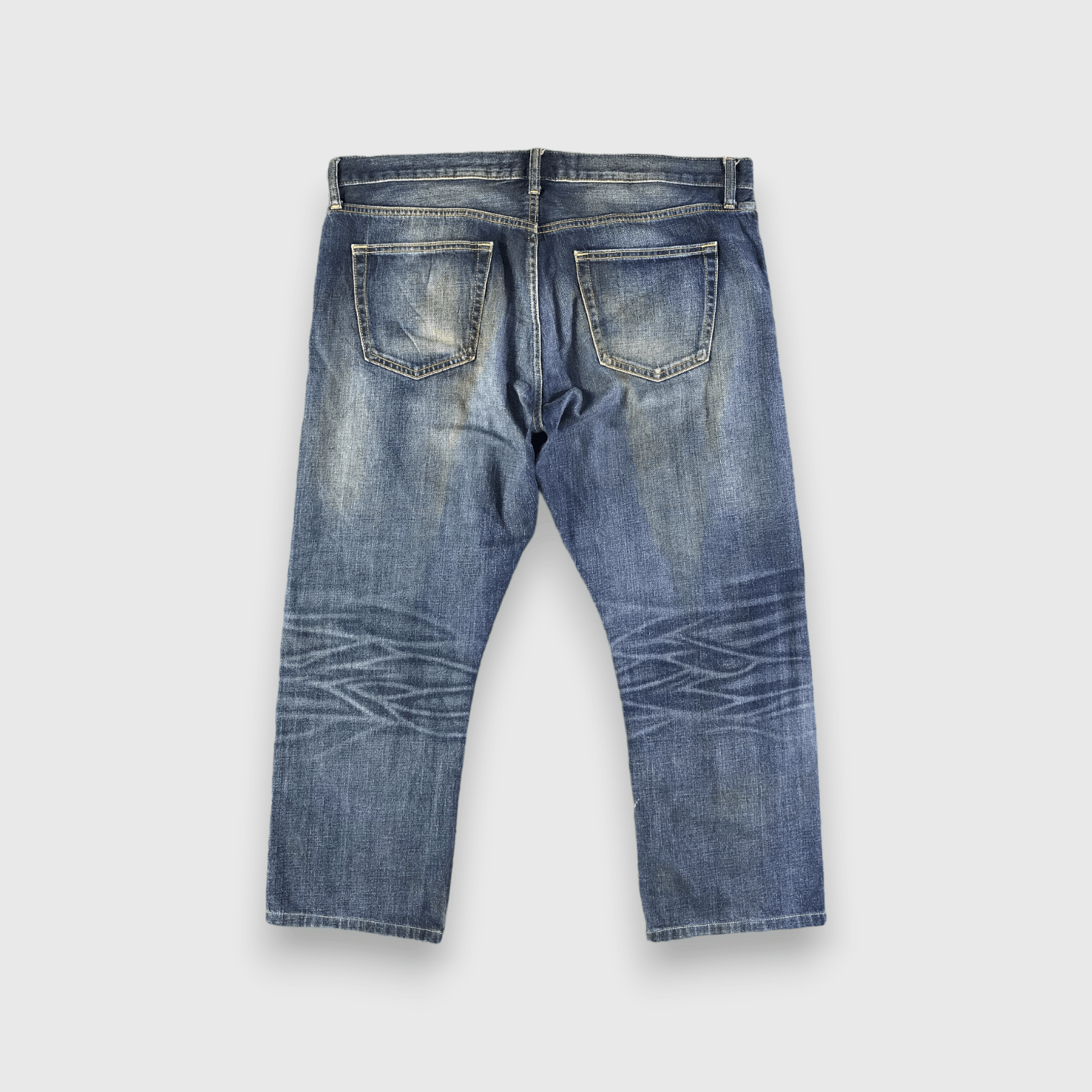 Selvedge Blue Wash Uniqlo Jeans-J2957