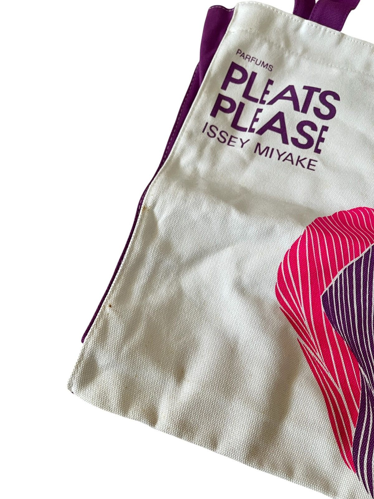 Issey Miyake Vintage issey miyake pleats please parfums canvas tote bag Size ONE SIZE - 2 Thumbnail