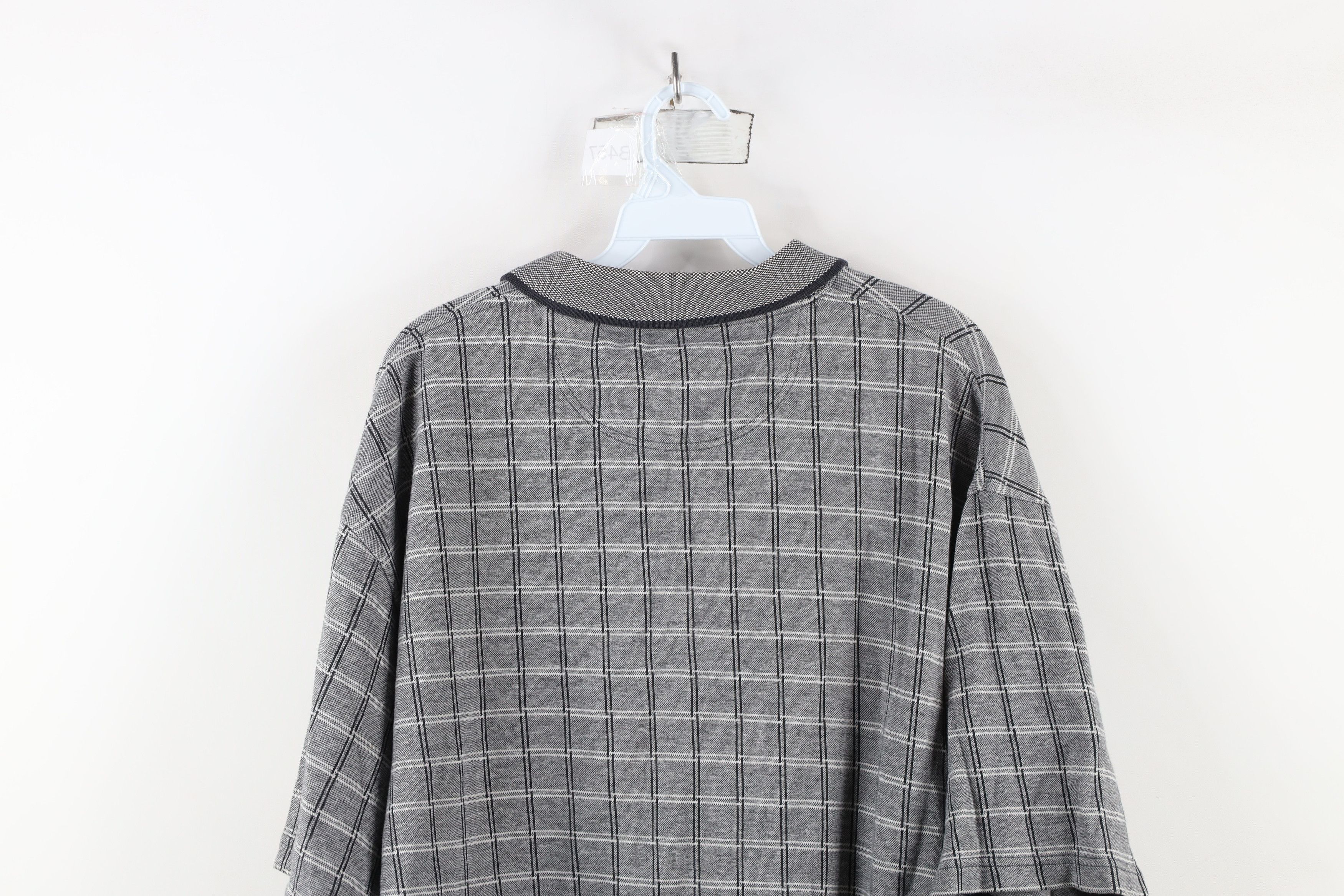 Vintage Vintage 90s Streetwear Checkered Collared Golf Polo Shirt Size US XL / EU 56 / 4 - 11 Thumbnail