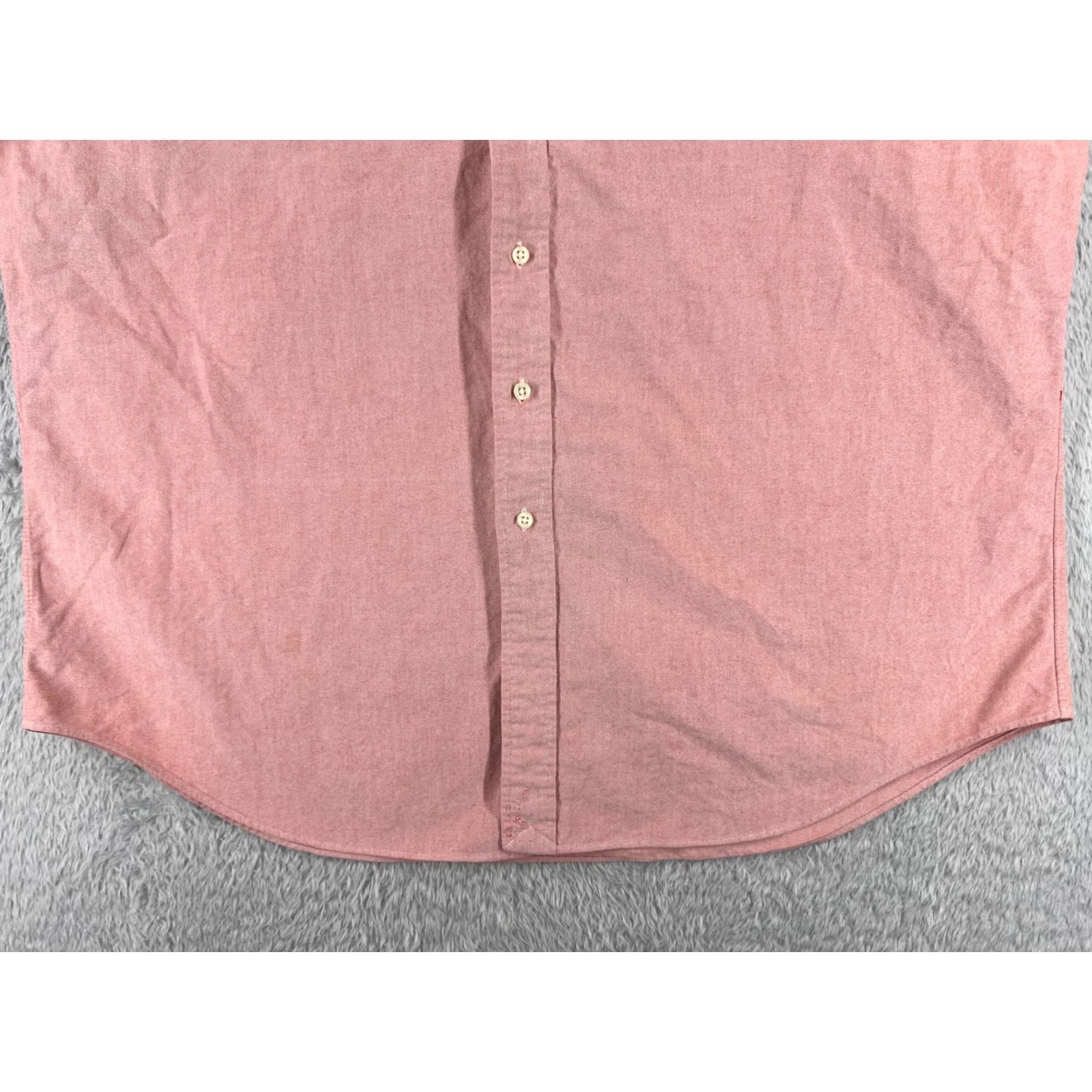 Polo Ralph Lauren VINTAGE Polo Ralph Lauren Shirt Men XL Pink Button Up Collared 100% Cotton Plaid with Pockets Button-Up Casual Workwear Mens Size US XL / EU 56 / 4 - 5 Thumbnail