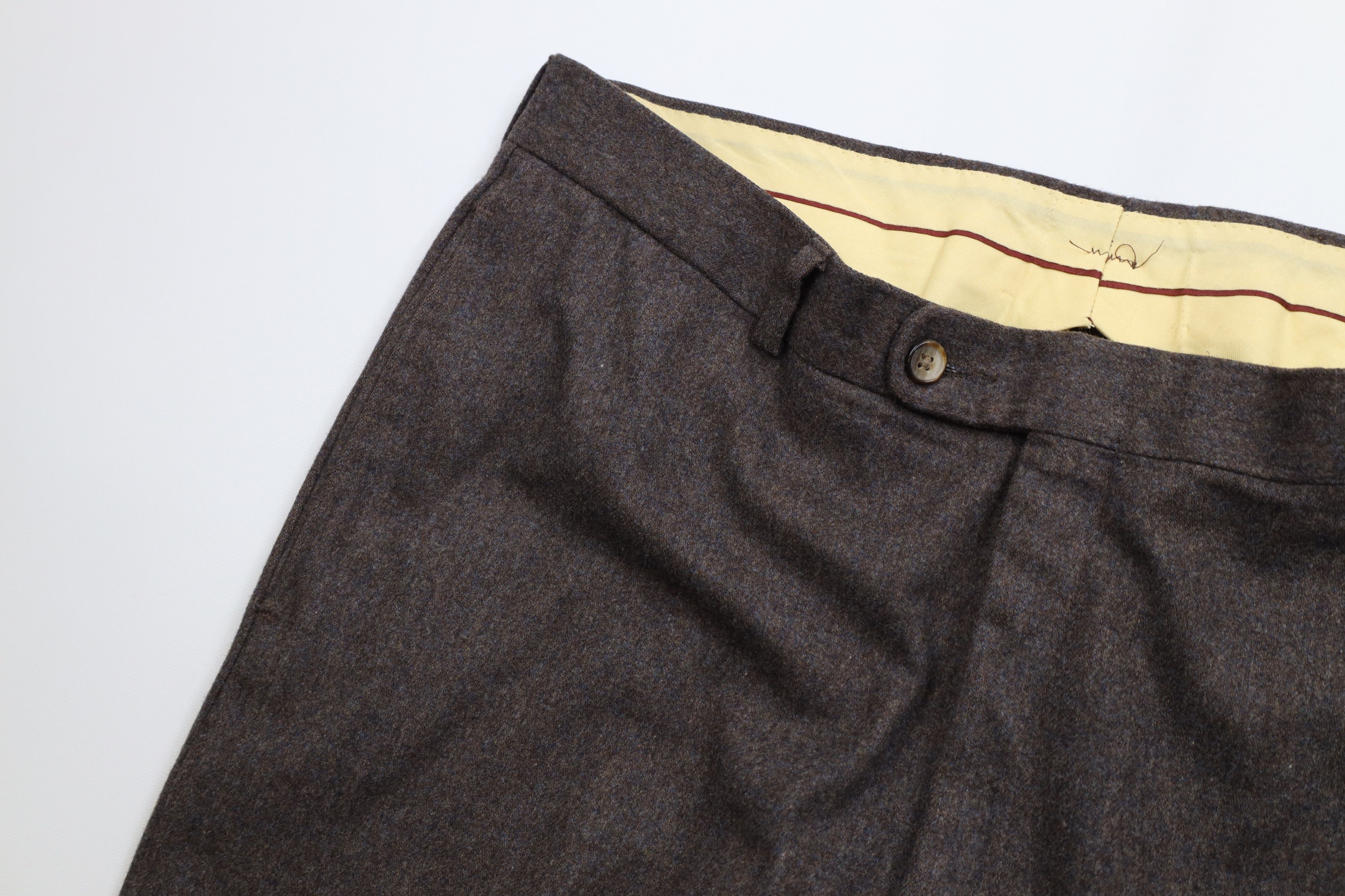 Vintage Vintage 70s Streetwear Wide Leg Bell Bottoms Pants Brown USA Size US 36 / EU 52 - 6 Thumbnail