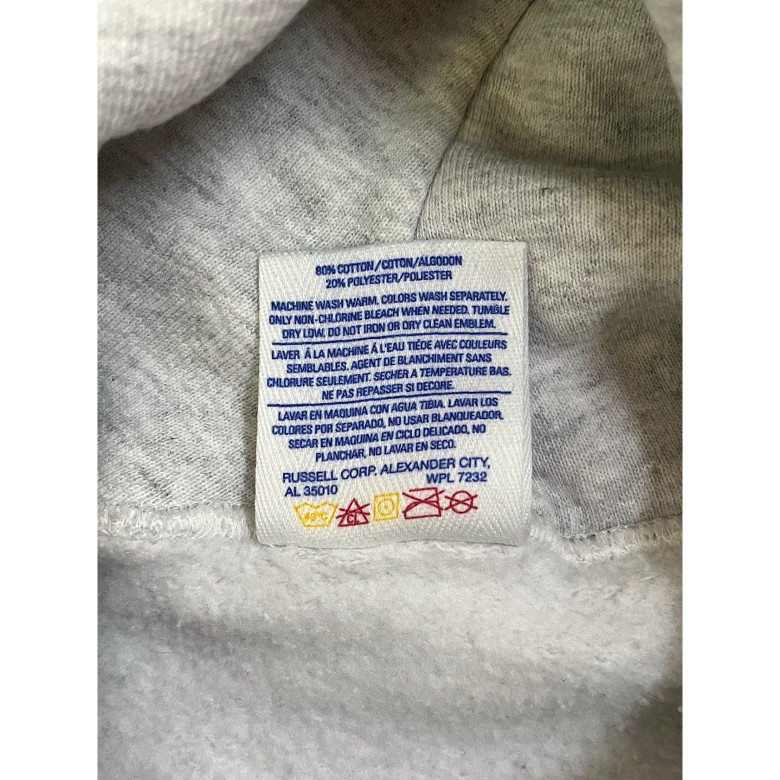 Jerzees VINTAGE Denali Alaska Hoodie Sweatshirt Mens L Gray 90s Made in USA Jerzees Hoodie Size US L / EU 52-54 / 3 - 5 Thumbnail