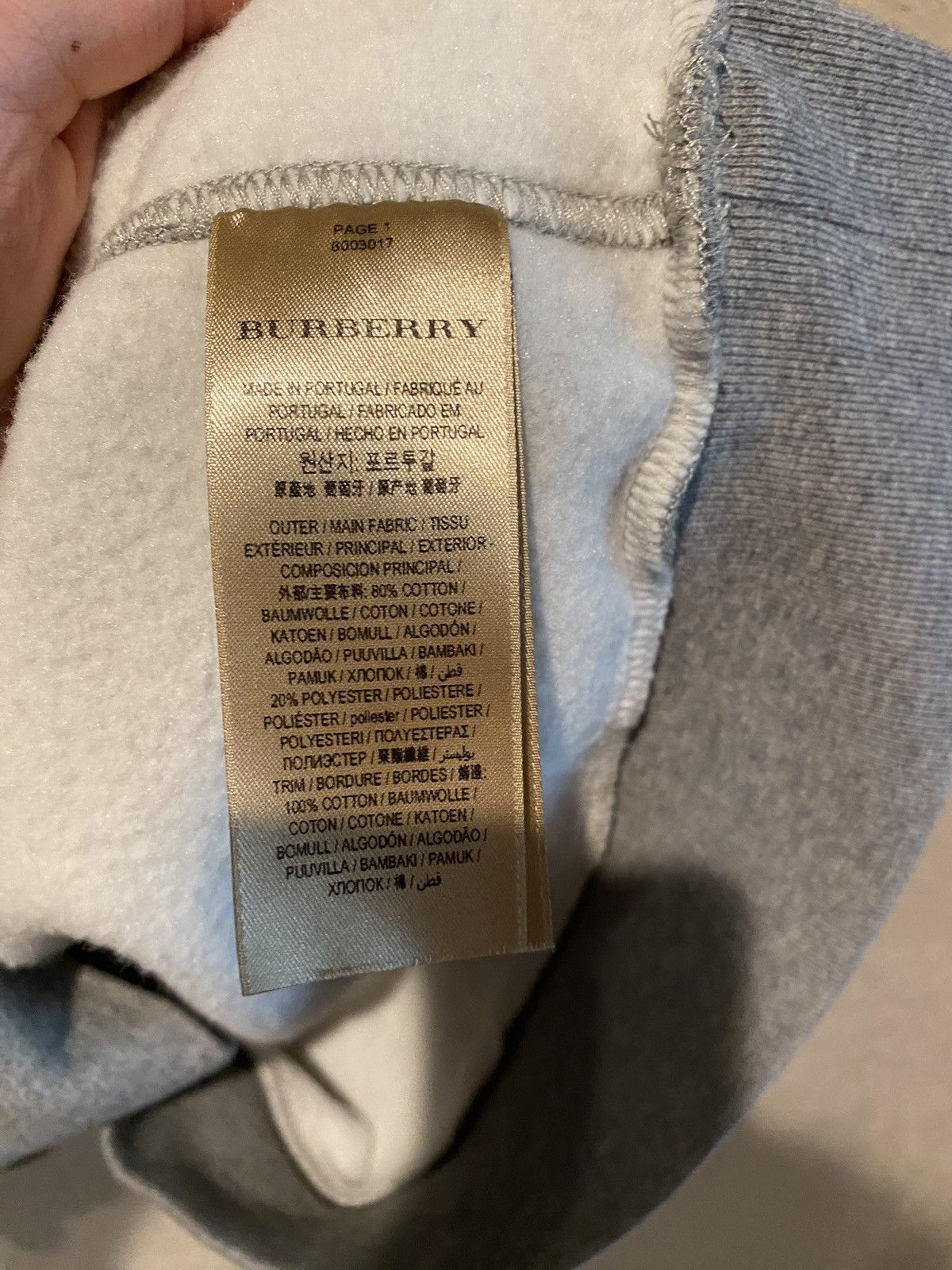 Burberry Burberry Sweatshirt Size US XL / EU 56 / 4 - 6 Thumbnail