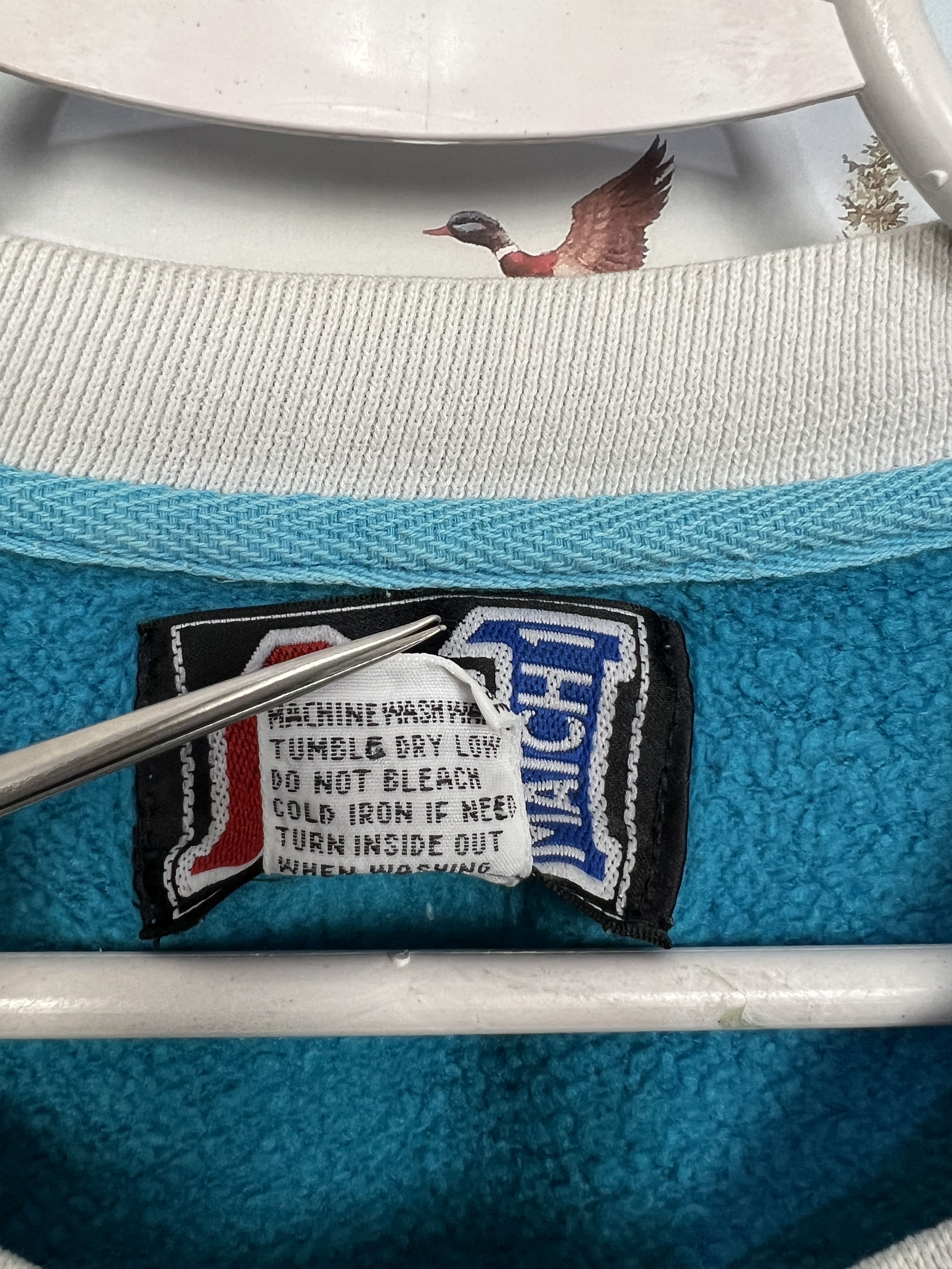 Vintage Vintage UNC North Carolina Crewneck Sweatshirt Big Logo NCAA Size US XL / EU 56 / 4 - 7 Thumbnail